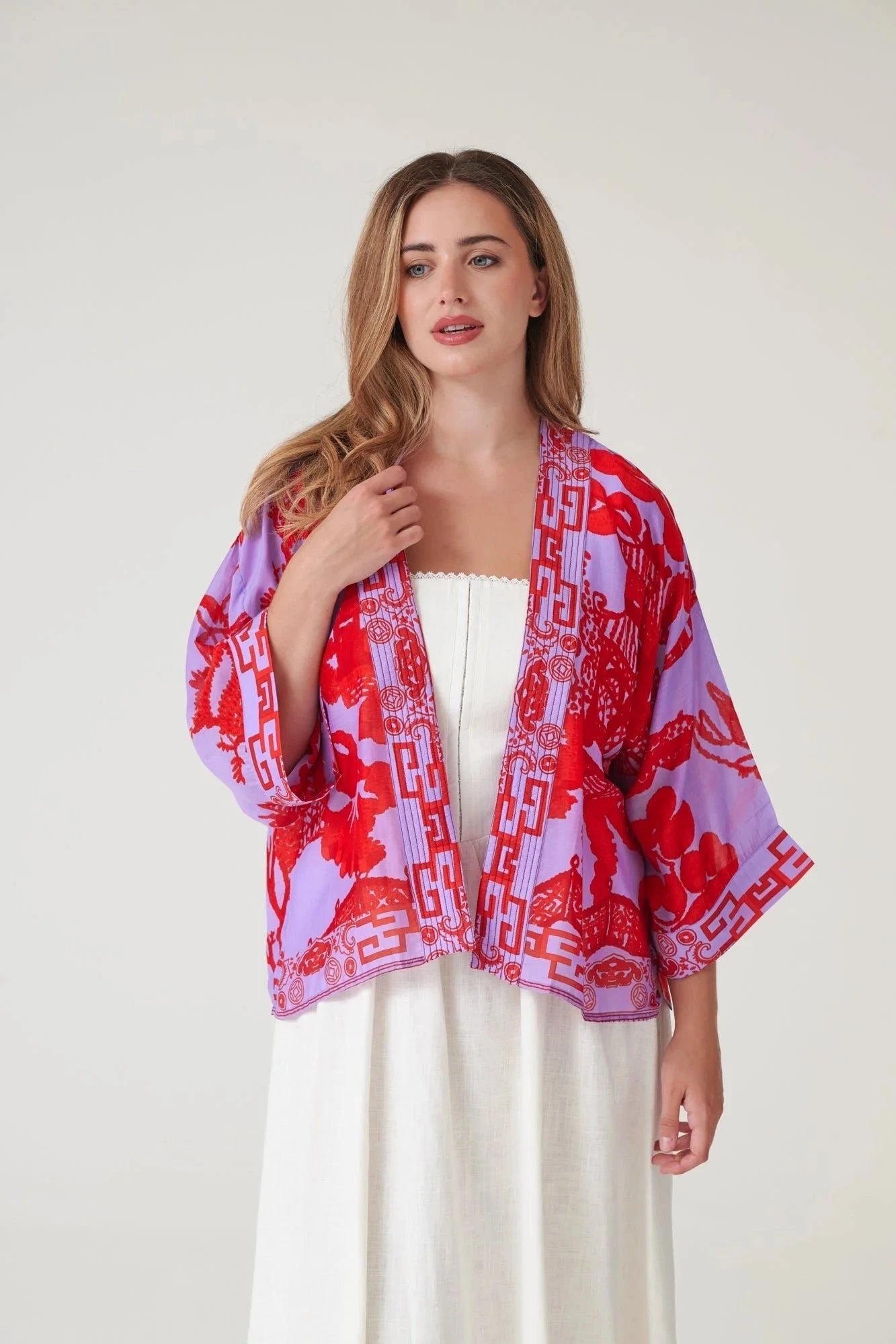 Kimono | Giant Willow | Violet Kimonos One Hundred Stars 