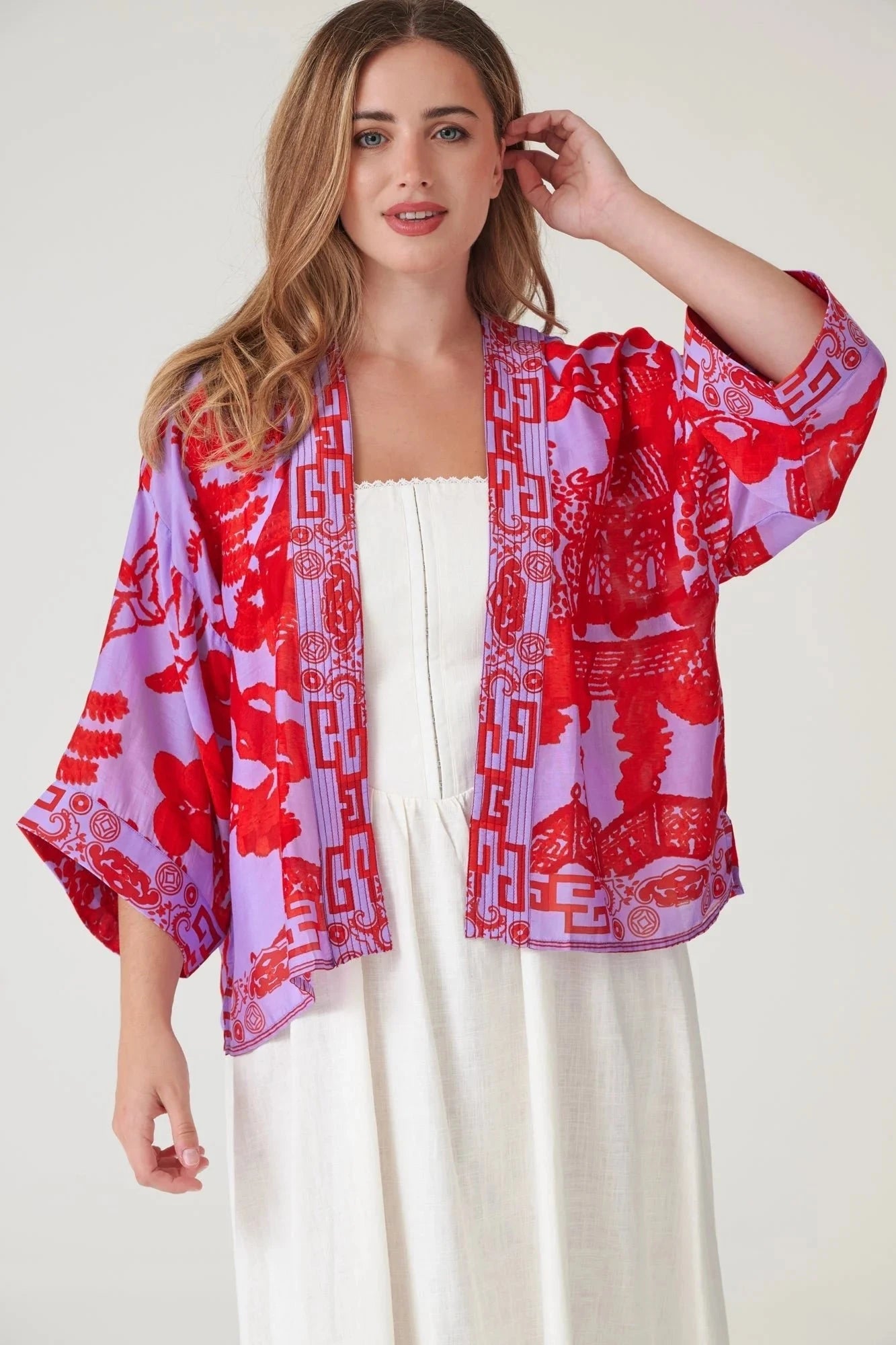 Kimono | Giant Willow | Violet Kimonos One Hundred Stars 