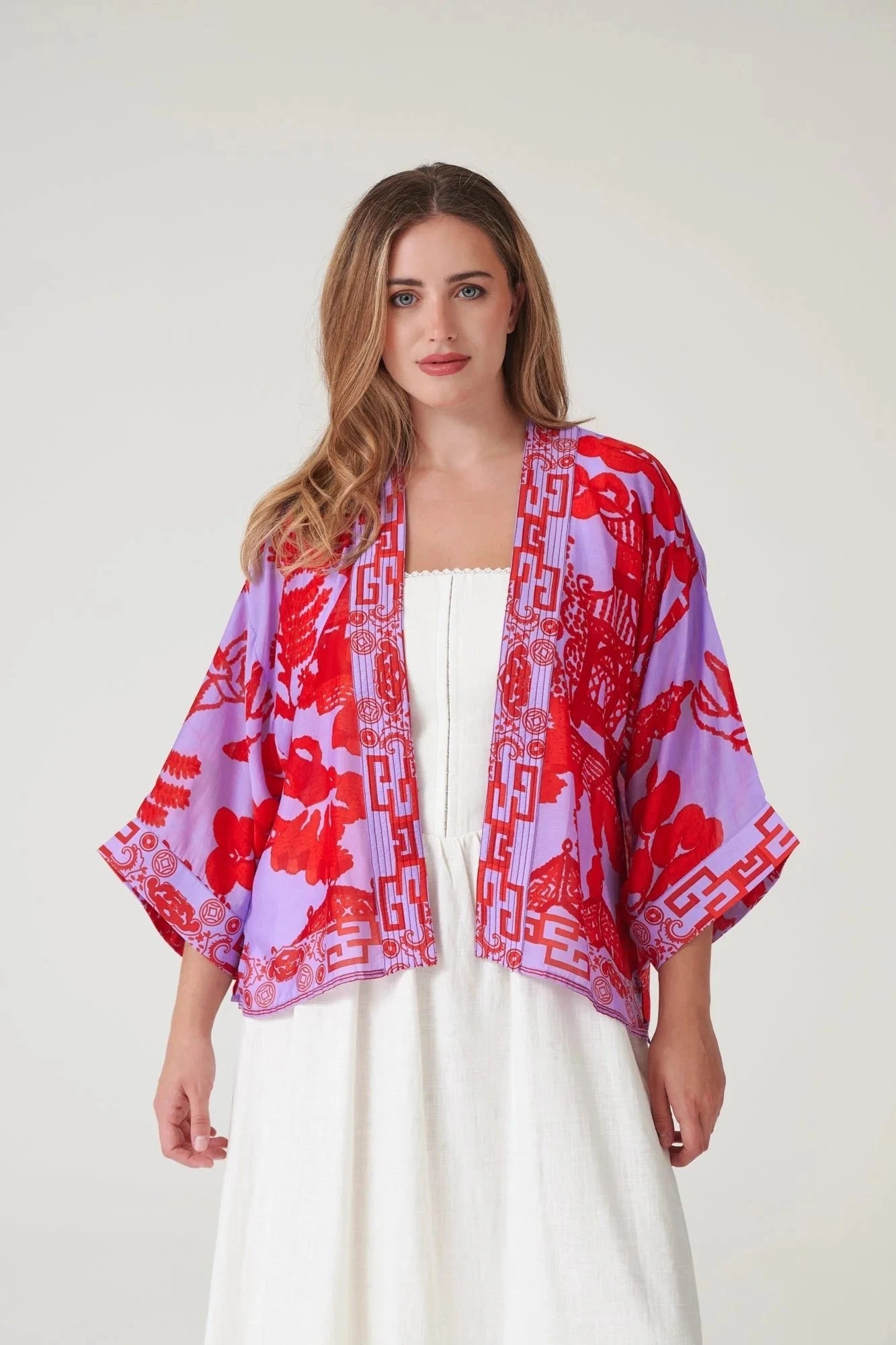 Kimono | Giant Willow | Violet Kimonos One Hundred Stars 