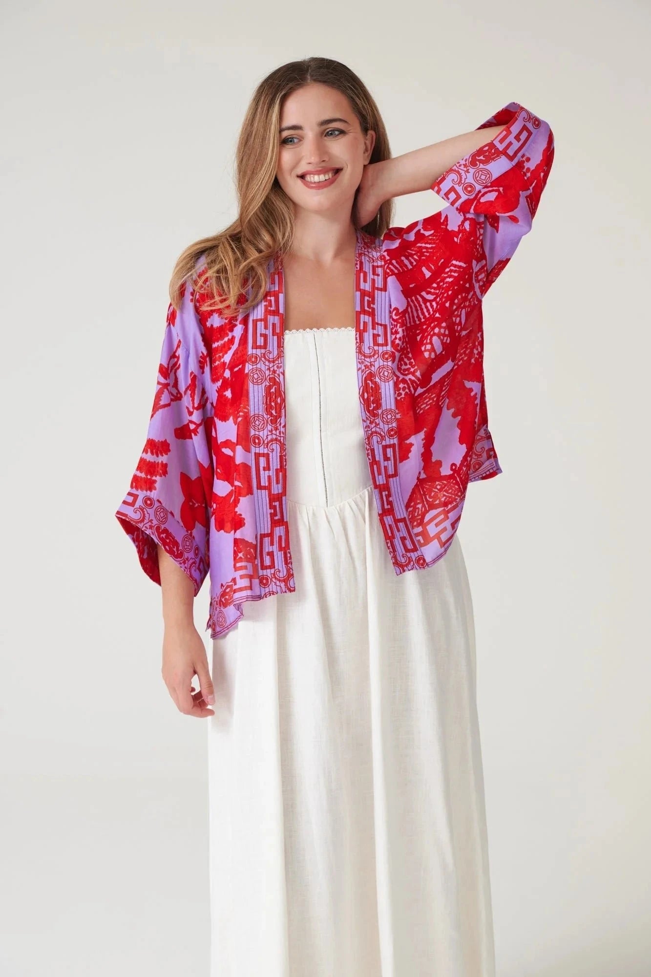 Kimono | Giant Willow | Violet Kimonos One Hundred Stars 