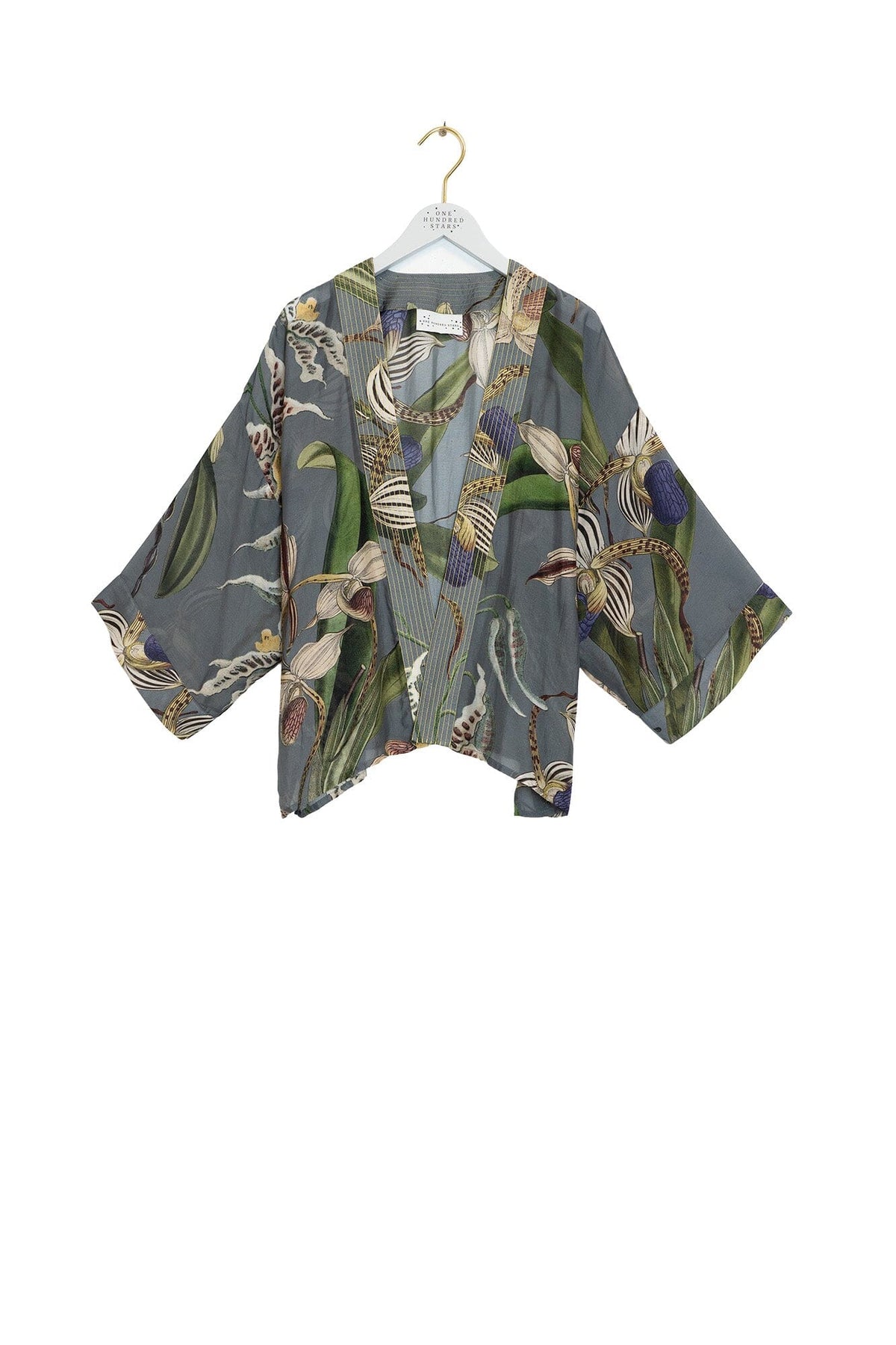 Kimono | Orchid | Grey Kimonos One Hundred Stars 