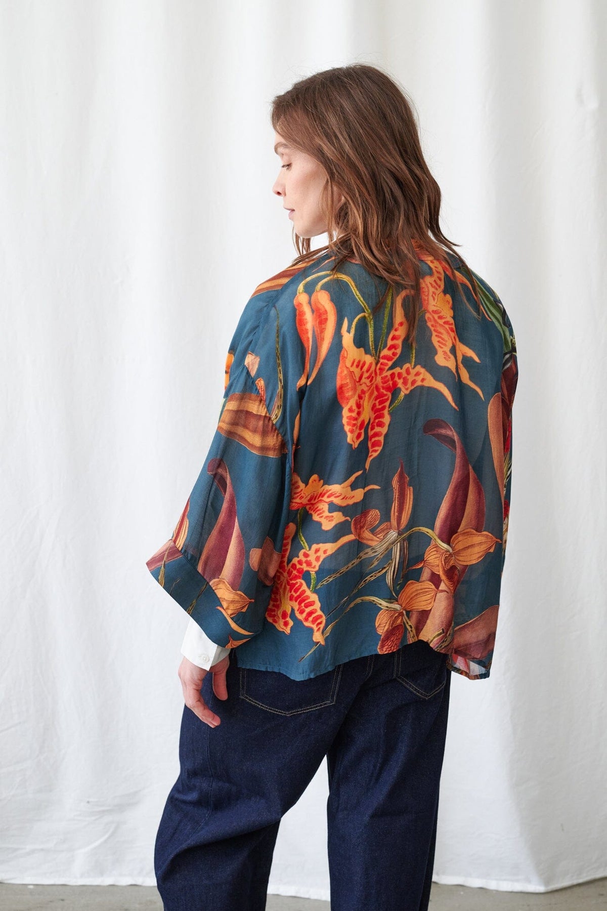 Kimono | Orchid | Teal Kimonos One Hundred Stars 