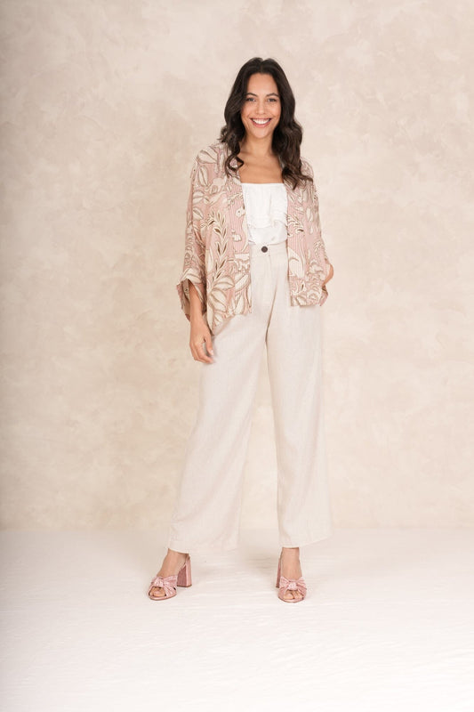 Kimono | Sphinx | Plaster Pink Casual Kimonos One Hundred Stars 