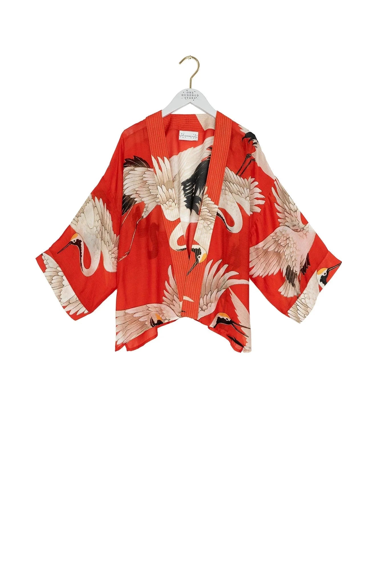 Kimono | Stork | Scarlet Kimonos One Hundred Stars 