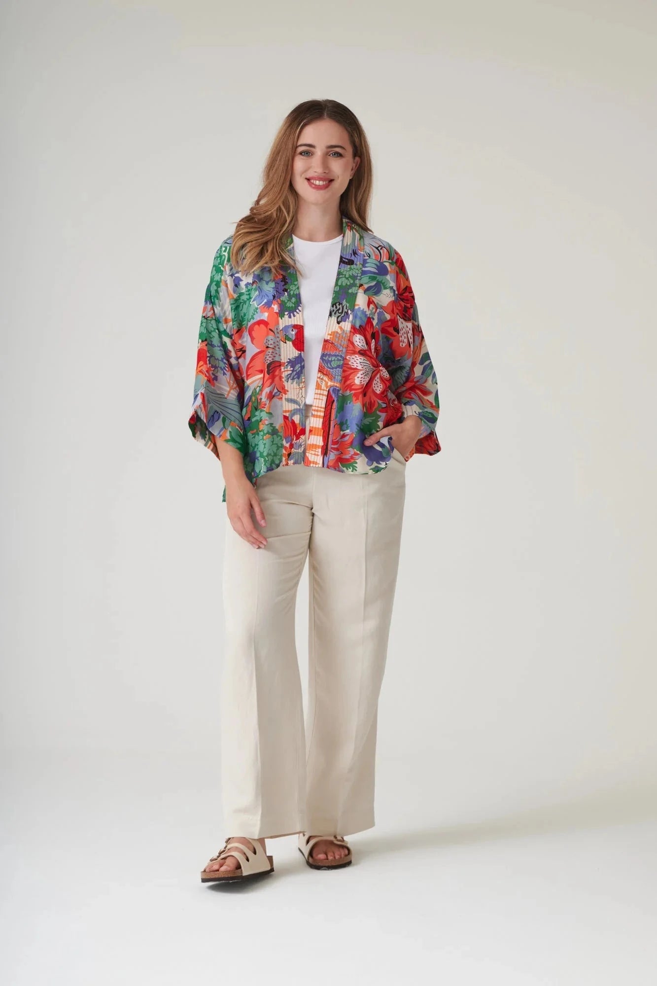 Kimono | Tropicana | Blue Kimonos One Hundred Stars 