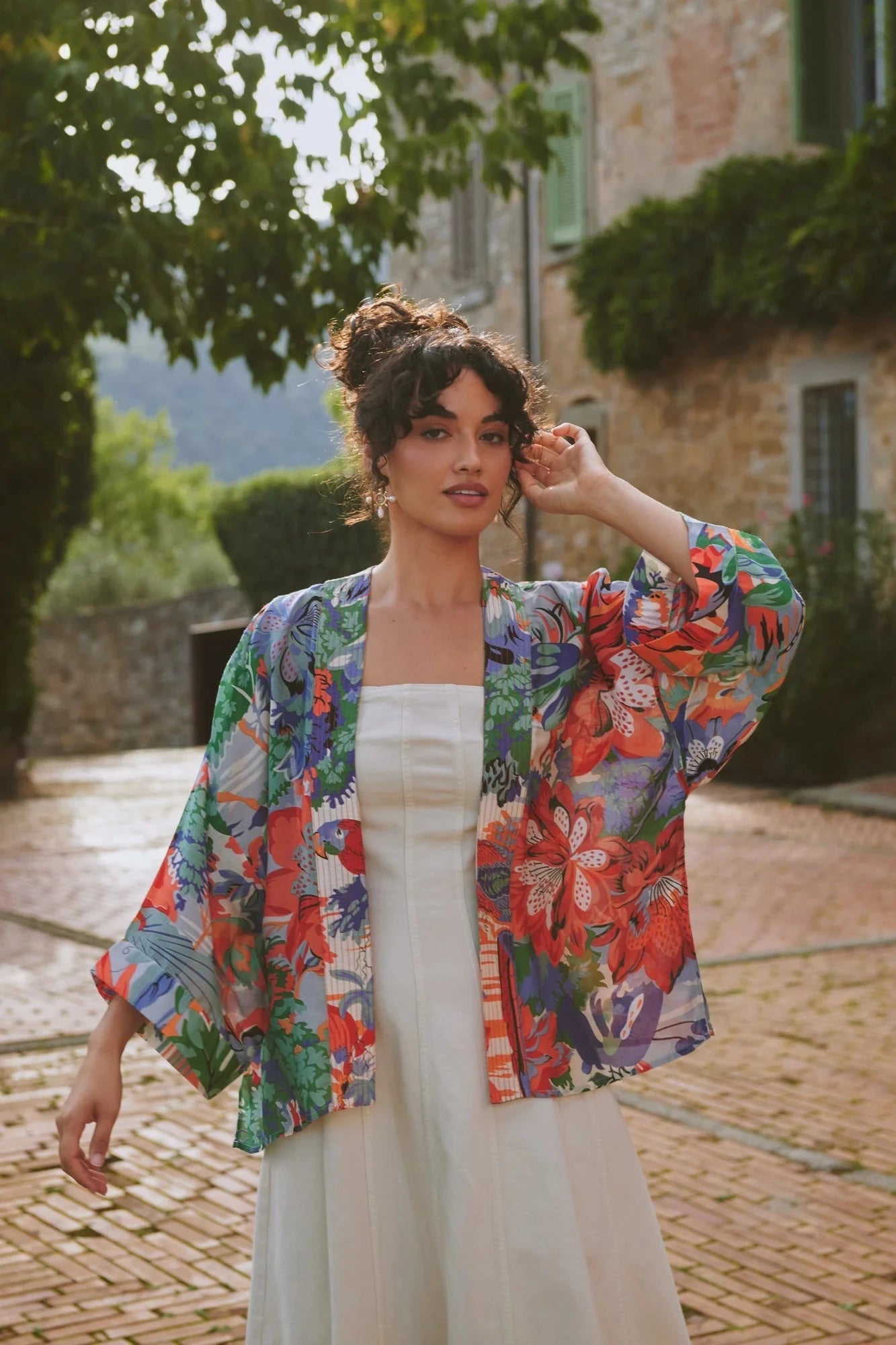 Kimono | Tropicana | Blue Kimonos One Hundred Stars 