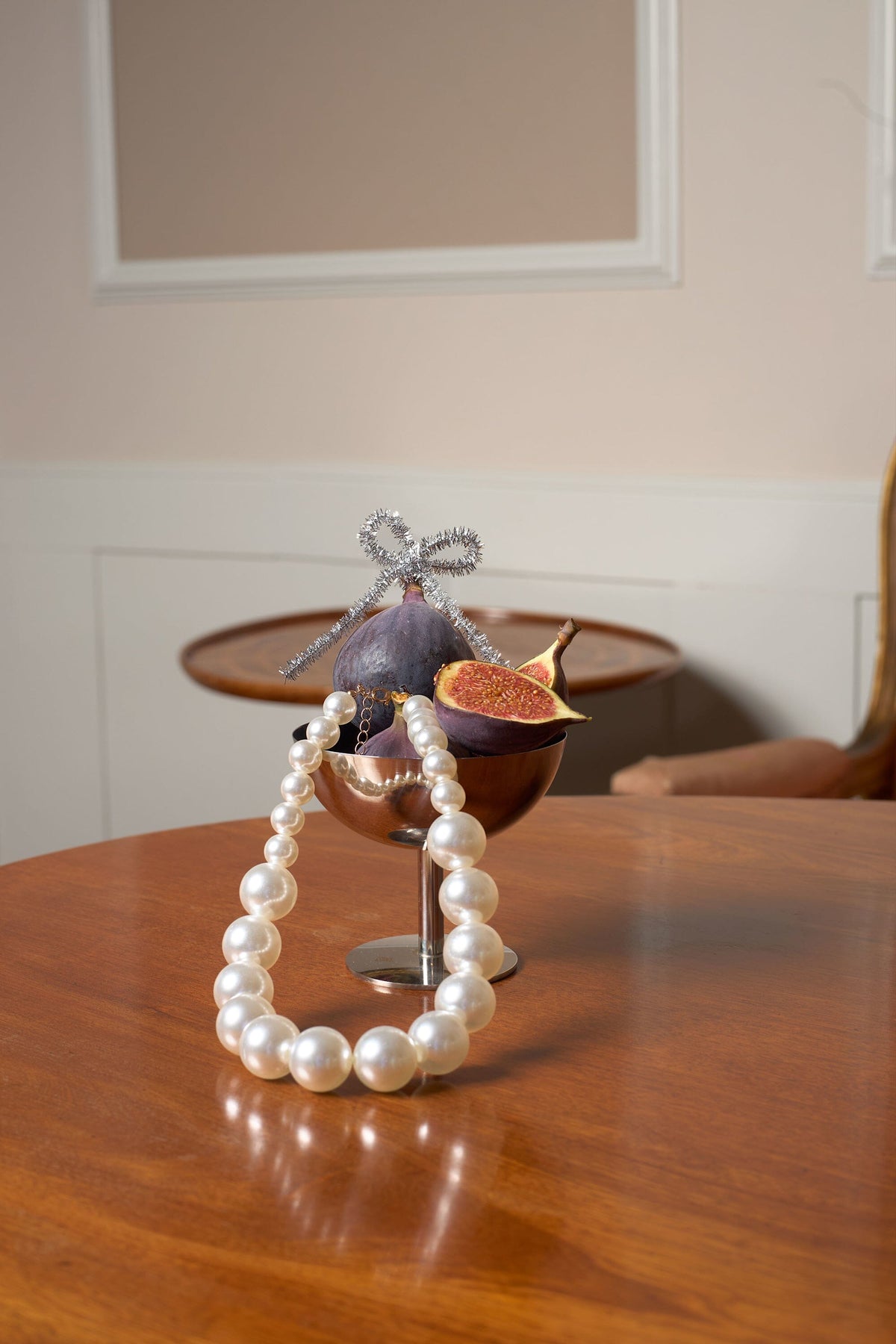 Kitt Beaded Necklace | Off White Necklaces Black Colour 