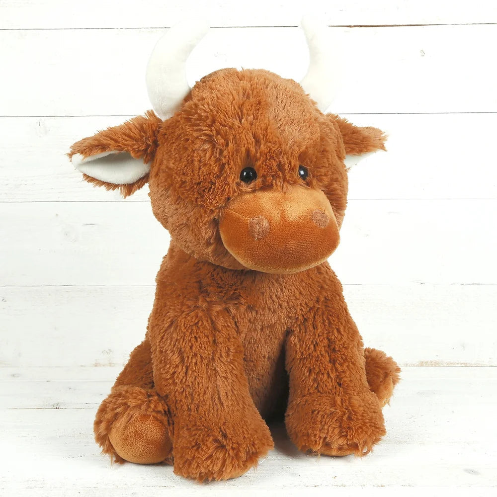 Large Highland CowSoft Toy | Brown Soft Toy Jomanda 