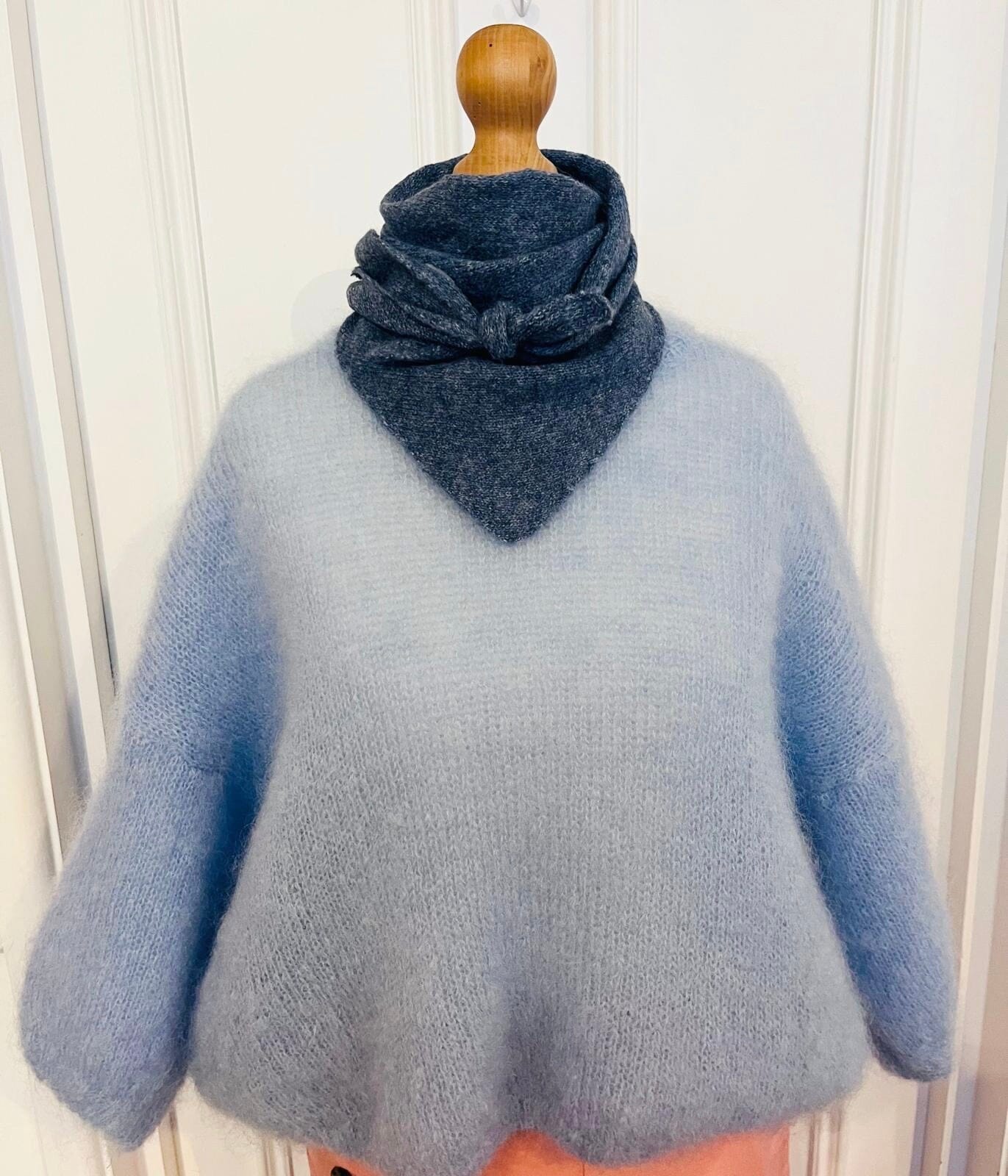Lea Scarf | 5 Colours Scarf French Edit Jeans Blue 
