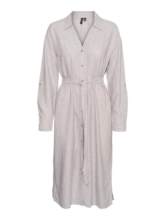 Linn Shirt Dress | Moon Rock Melange Dresses Vero Moda 