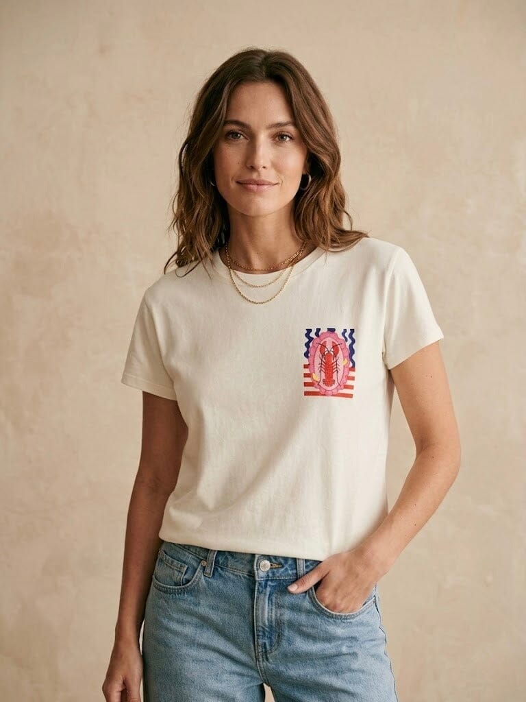 Lisette Tee | White Shirt Parisienne Collection 