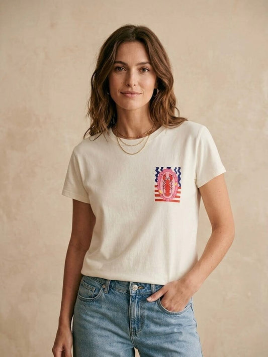 Lisette Tee | White Shirt Parisienne Collection 