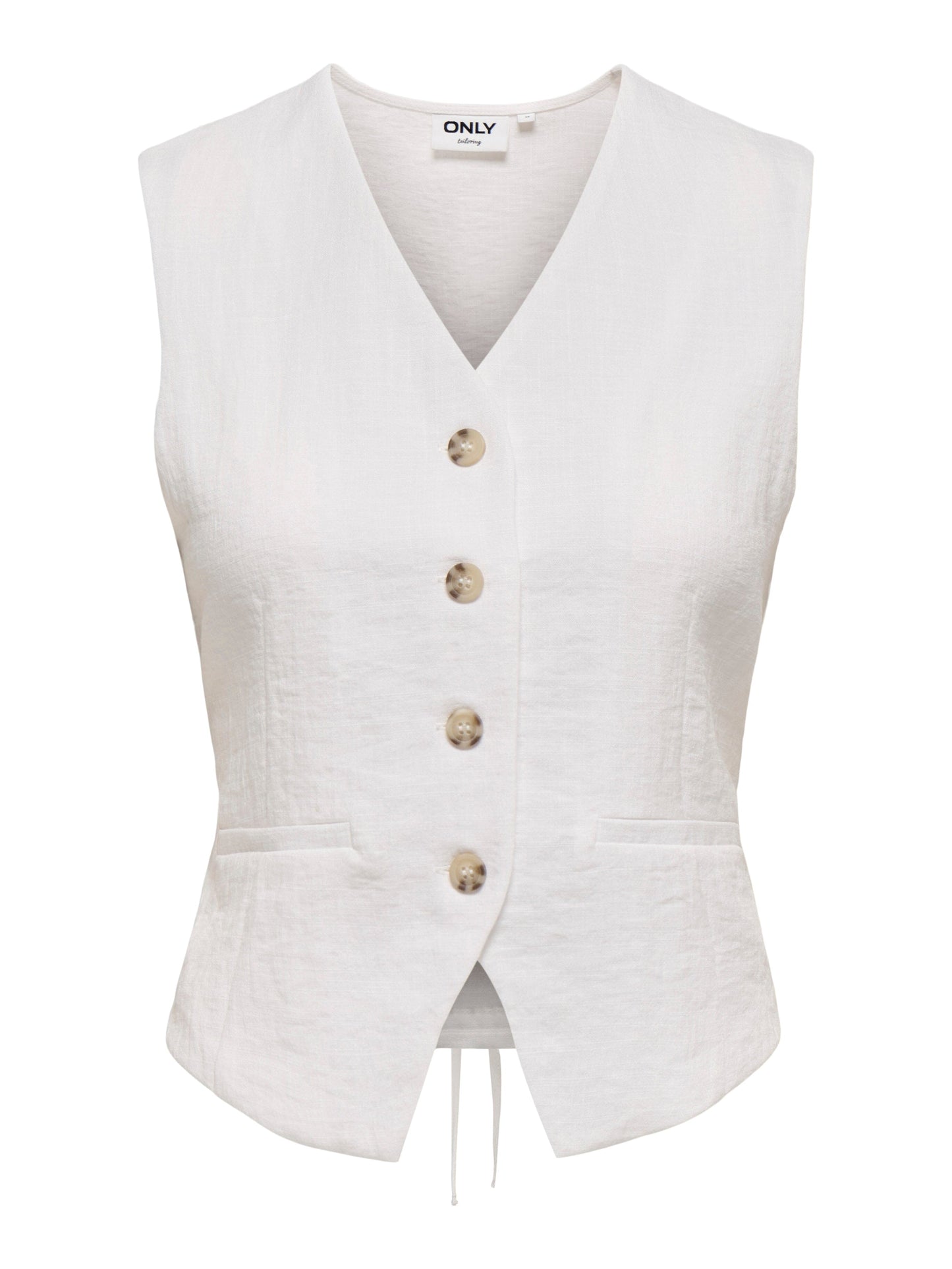 Lita Waistcoat | Bright White Waistcoat Only 