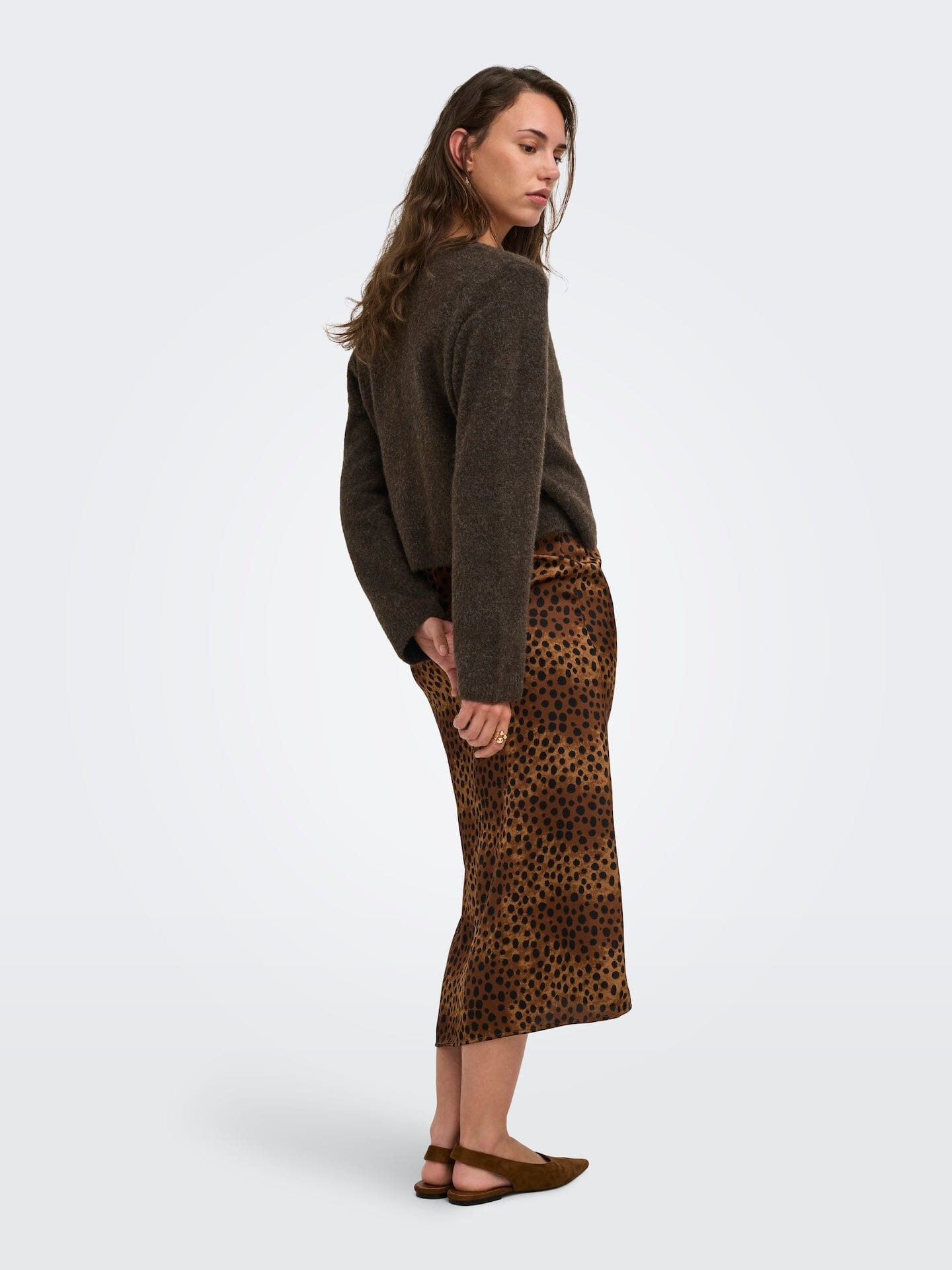 Liva Wrap Knit | Chocolate Torte Jumper Only 