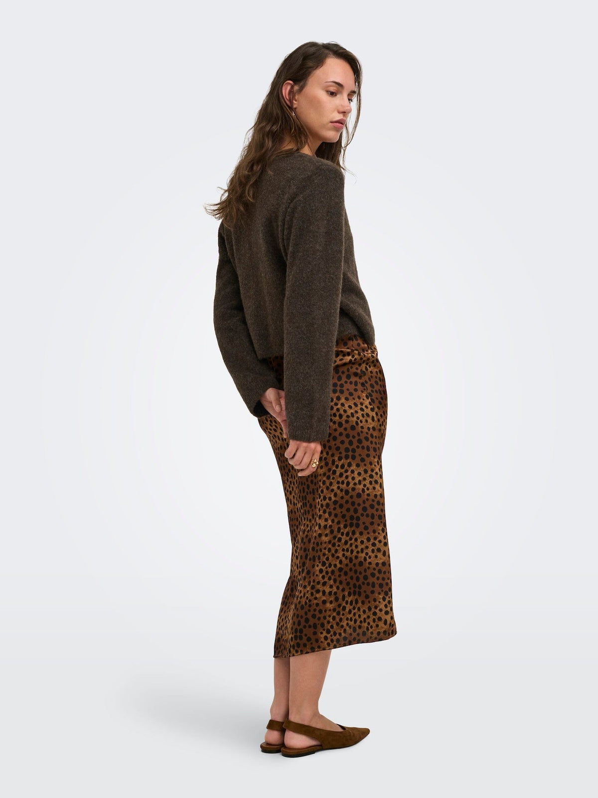 Liva Wrap Knit | Chocolate Torte Jumper Only 