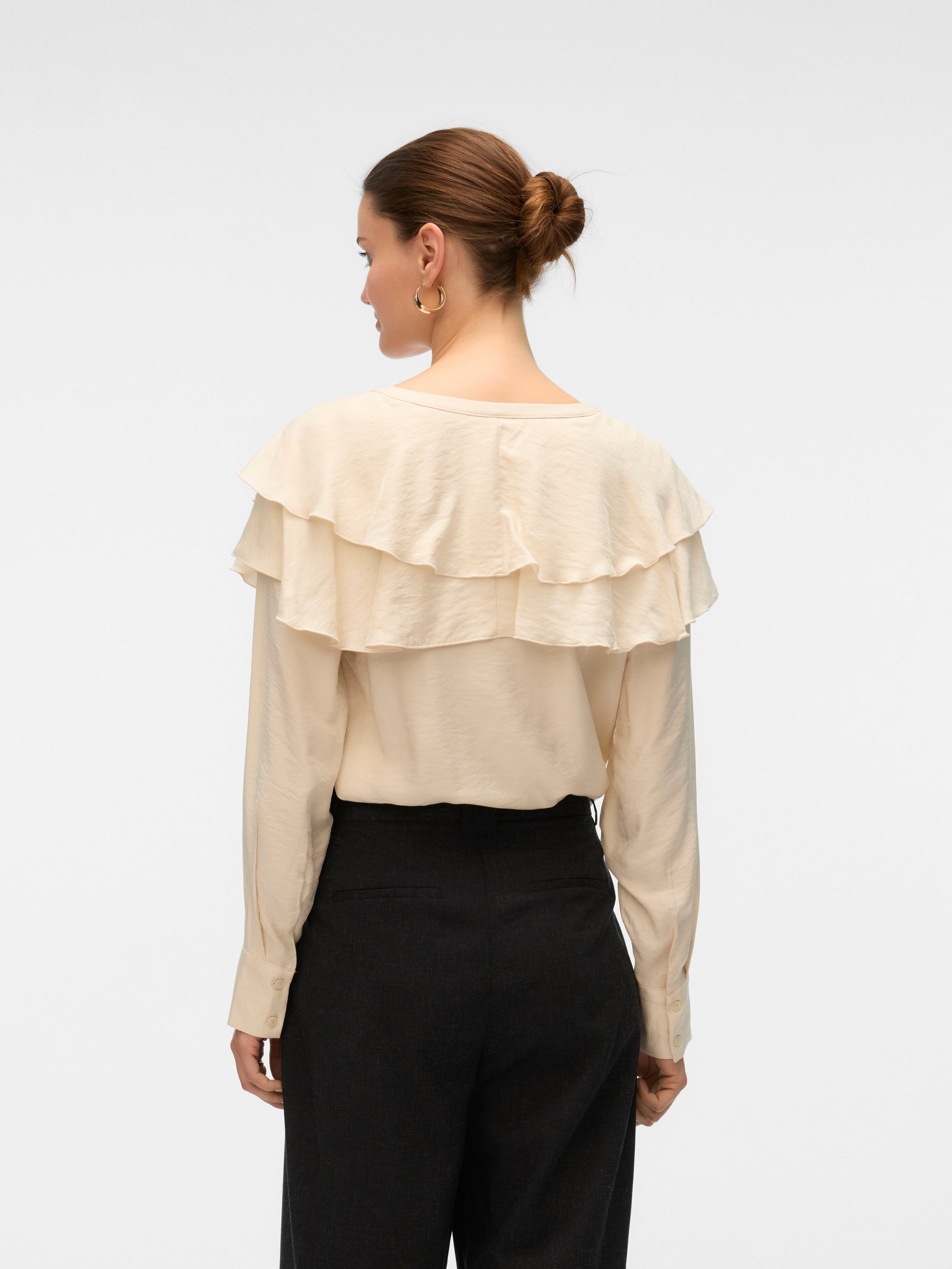 Lizzi Flounce Top | Birch Blouse Vero Moda 
