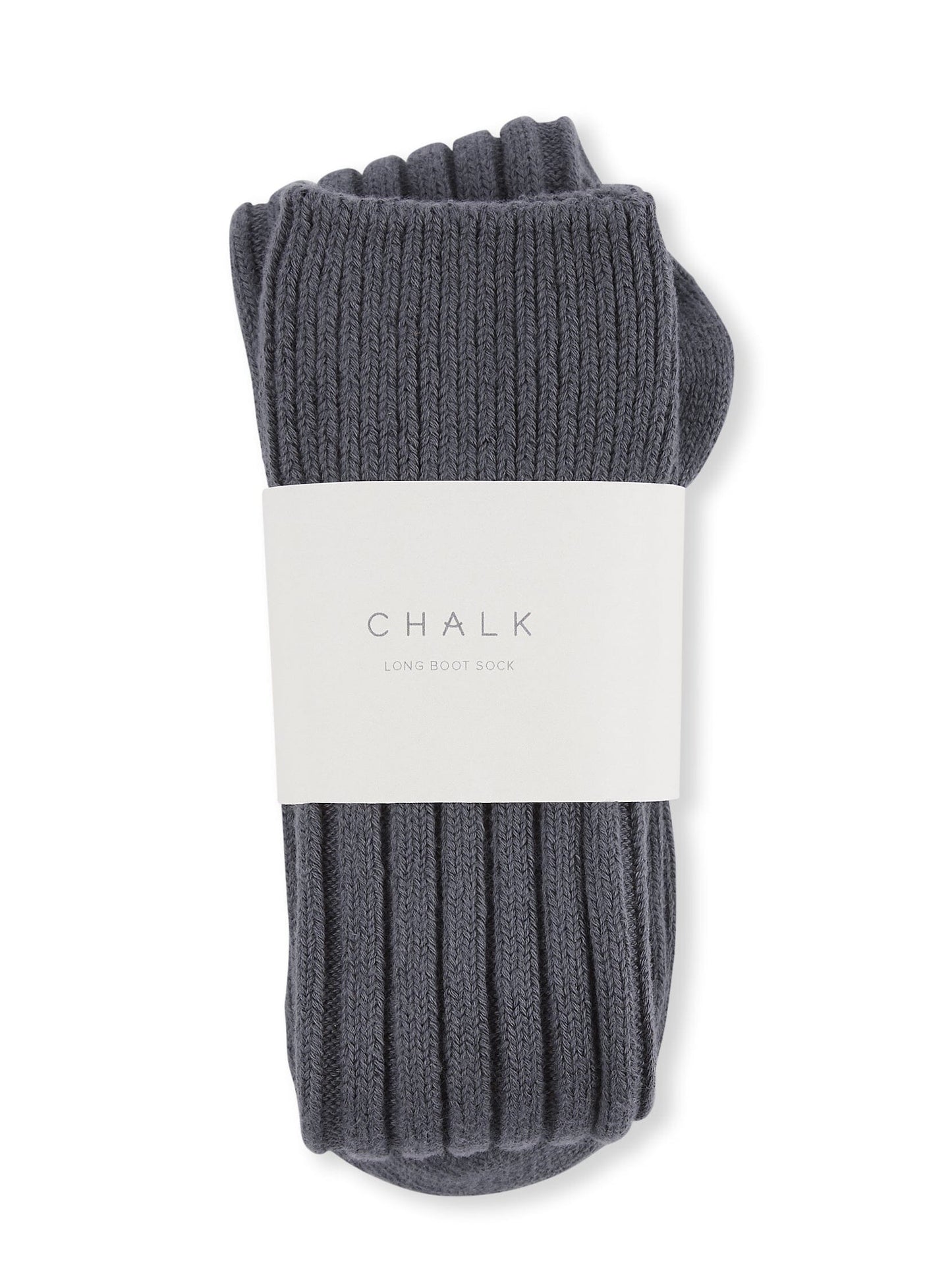 Long Boot Sock | 2 Colours Socks Chalk Charcoal 