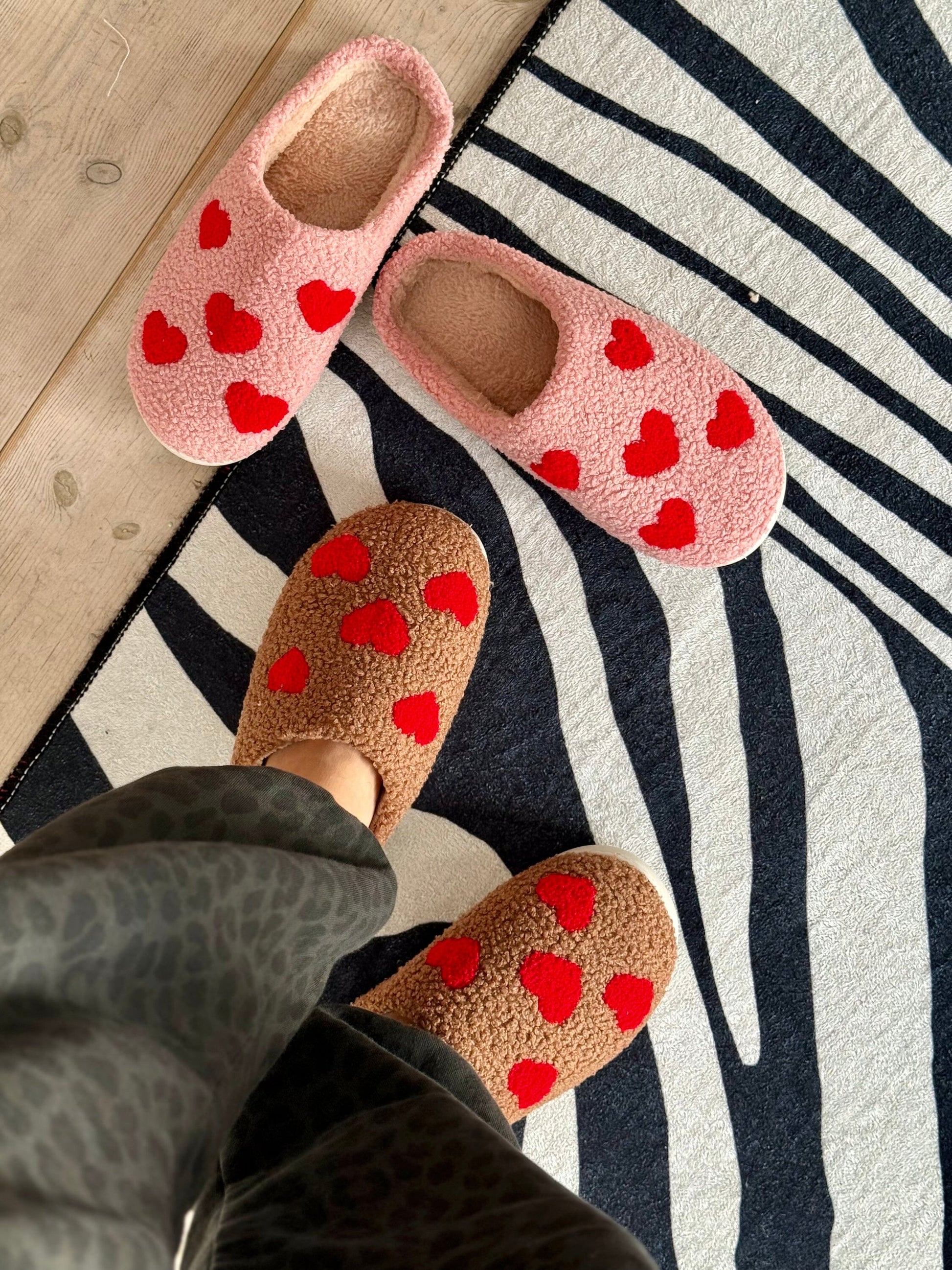 Love Slippers | 2 Colours Slippers Black Colour 