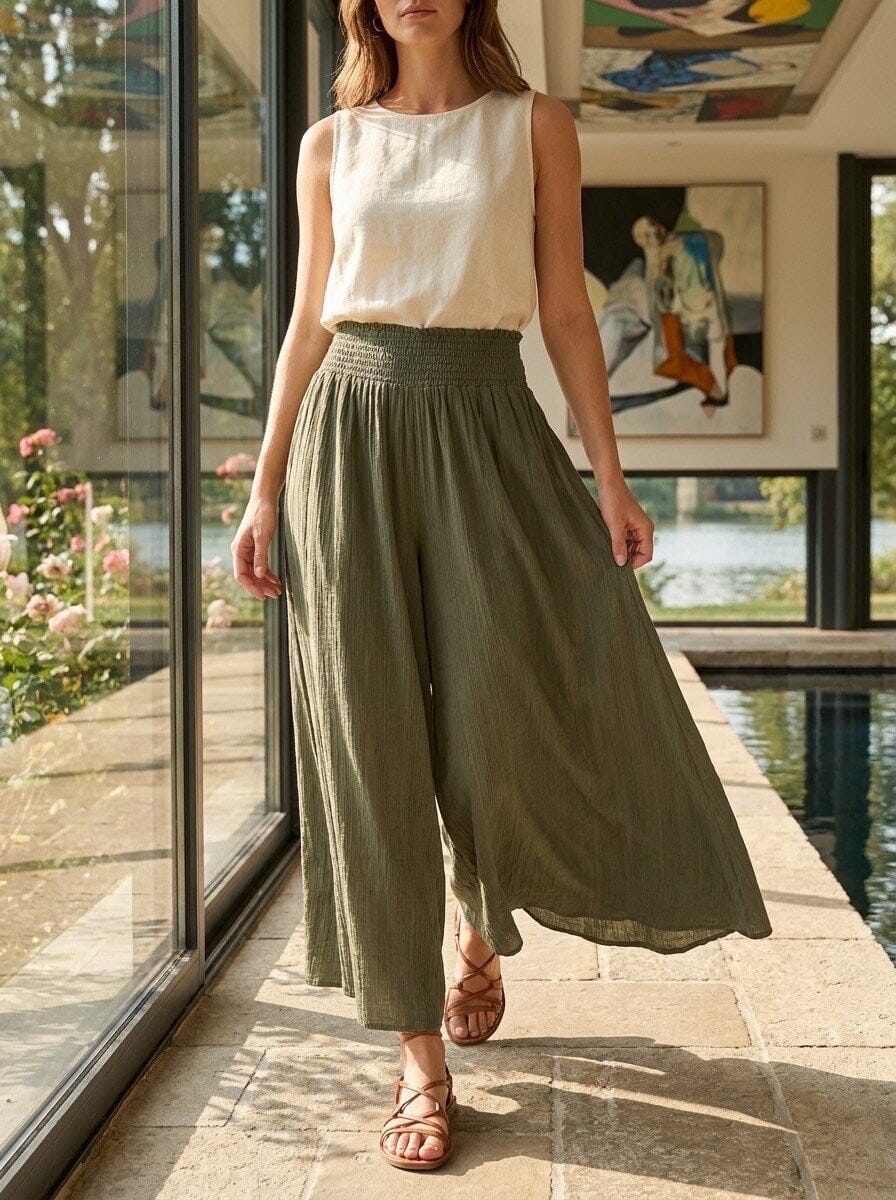 Lucia Pants | Multiple Colours Shorts Parisienne Collection Khaki 