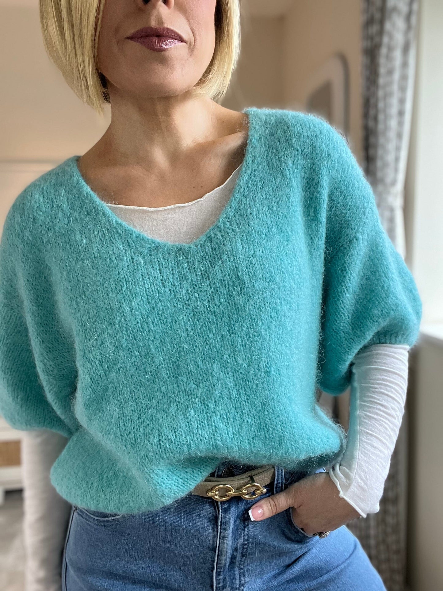 Lulu Mohair Vest | Multiple Colours Knitwear French Edit Turquoise 
