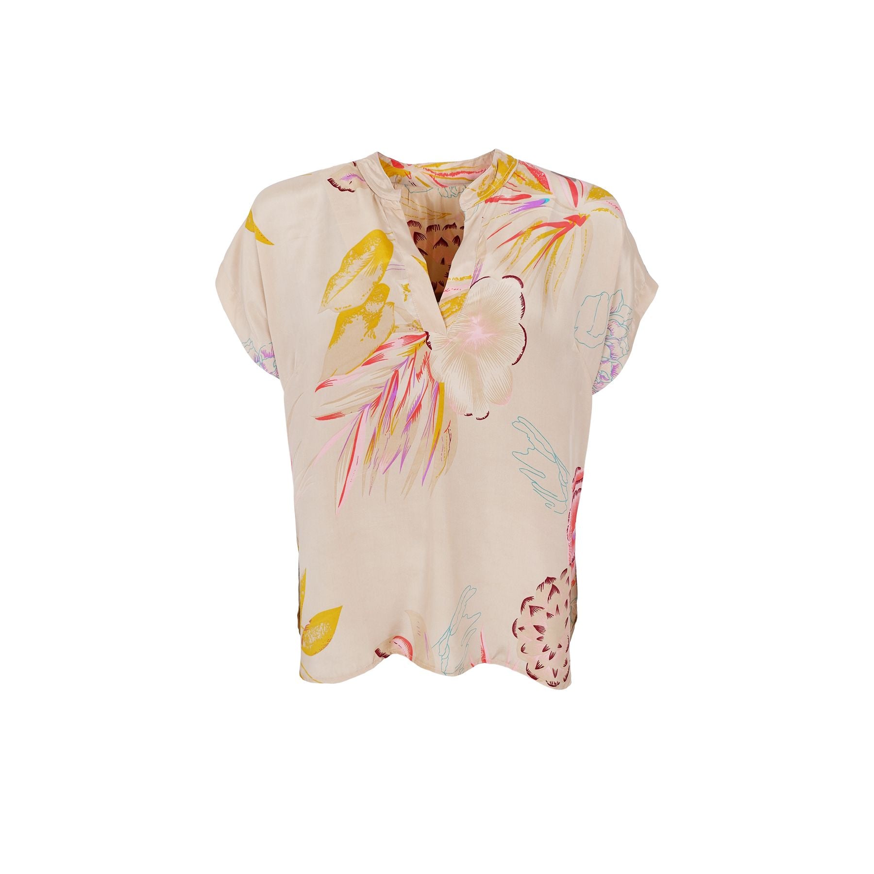 Luna Andrea Top | Poppy Rose Blouse Black Colour 