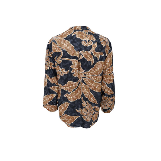 Luna Blouse | Lily Bronze Blouse Black Colour 