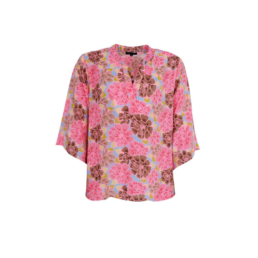 Luna Flared Sleeve Blouse | Blossom Candy Blouse Black Colour 