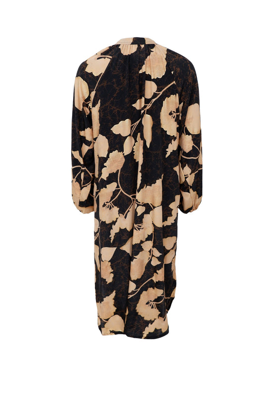 Luna Nelly Dress | Fall Leaf Dresses Black Colour 