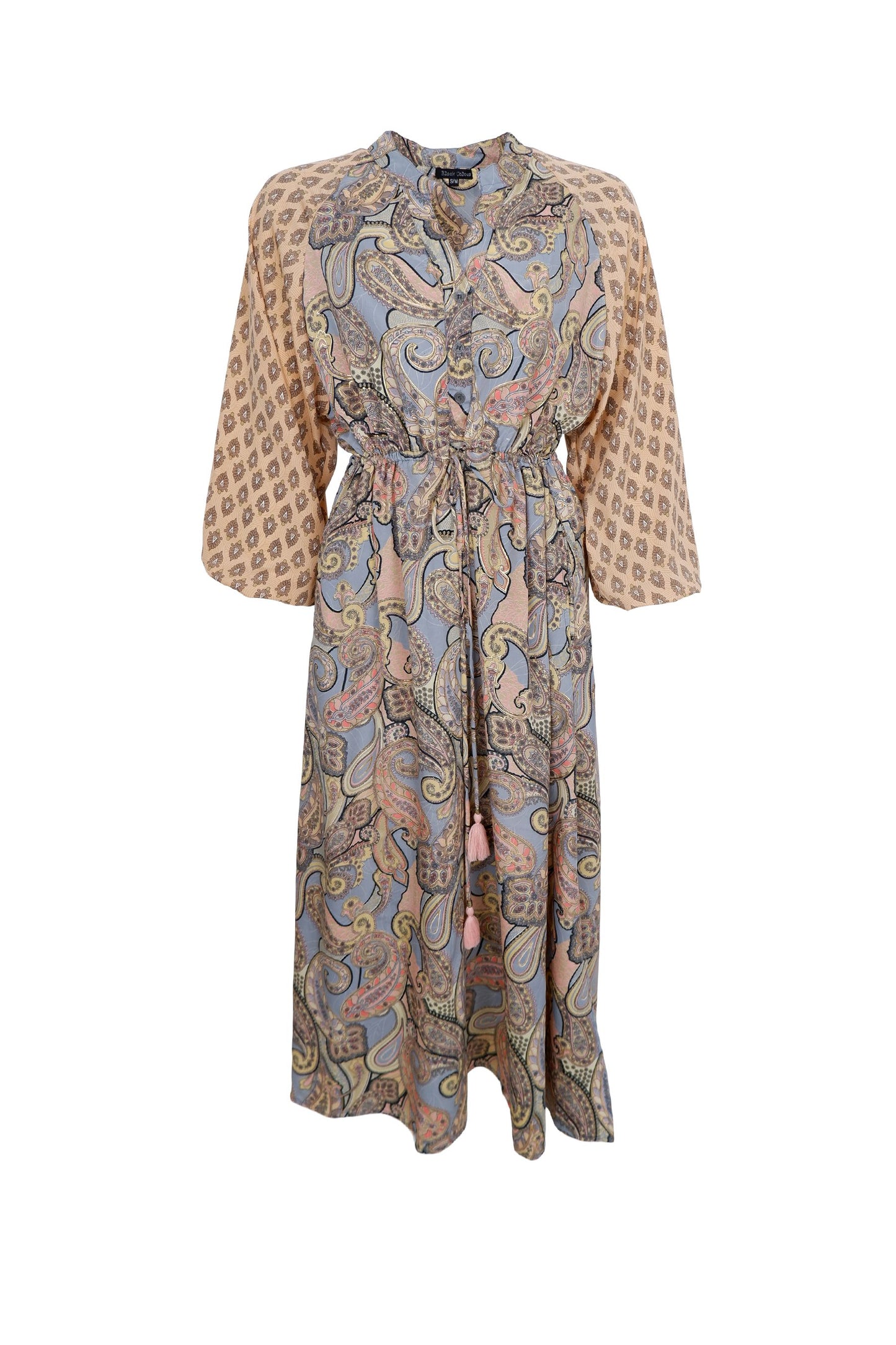 Luna Raglan Dress | Paradise Sky Dresses Black Colour 