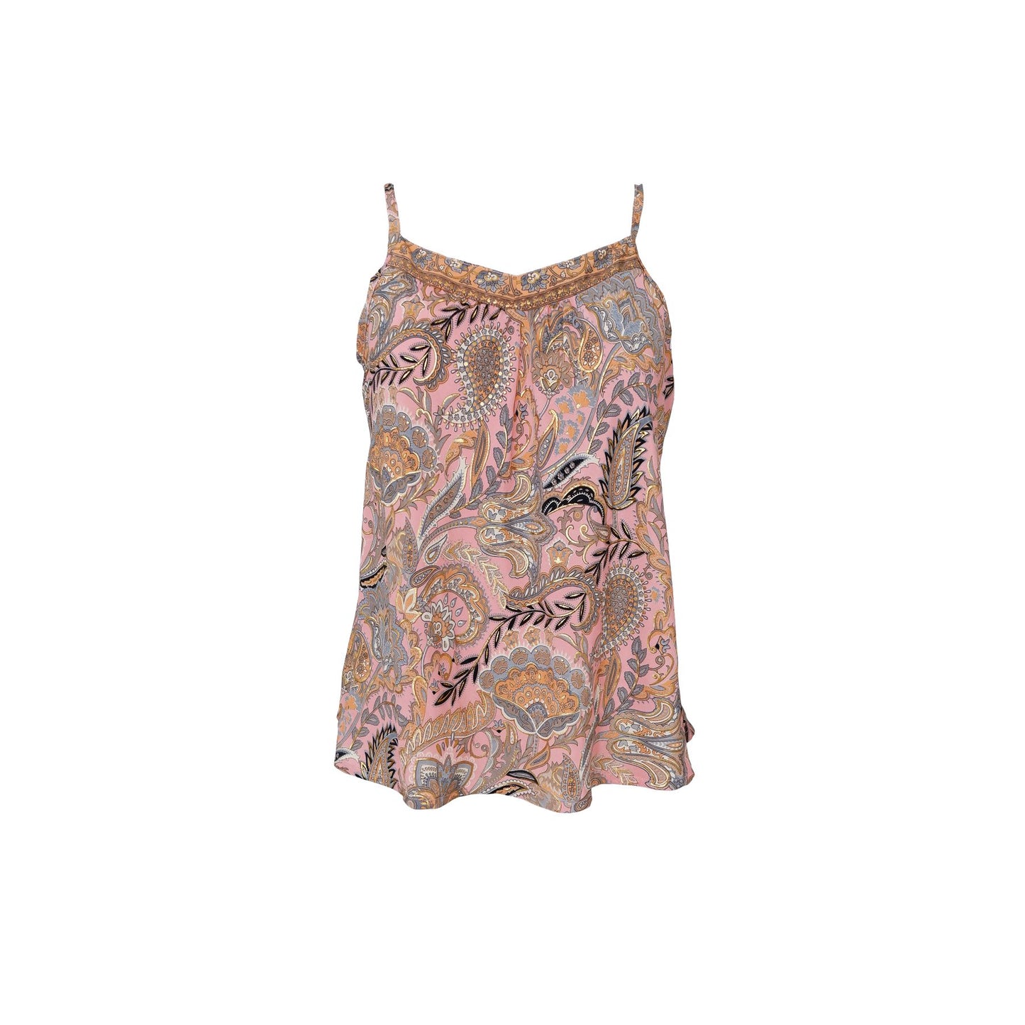 Luna Vea Strap Top | Imperial Rose Blouse Black Colour 