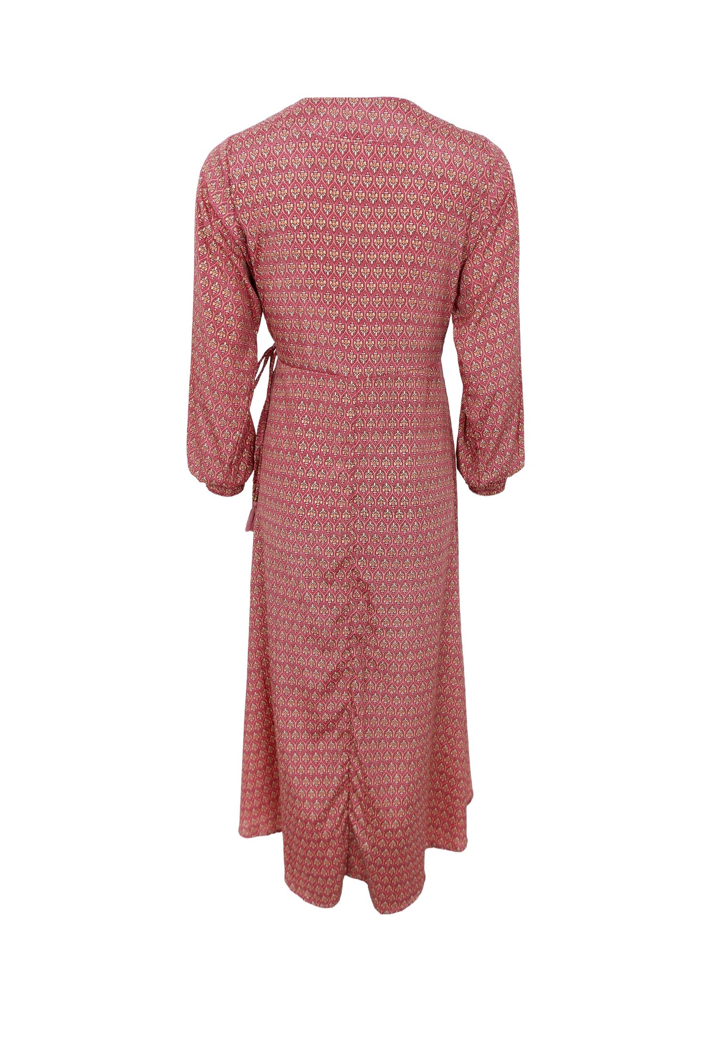 Luna Wrap Dress | Indie Berry Dresses Black Colour 