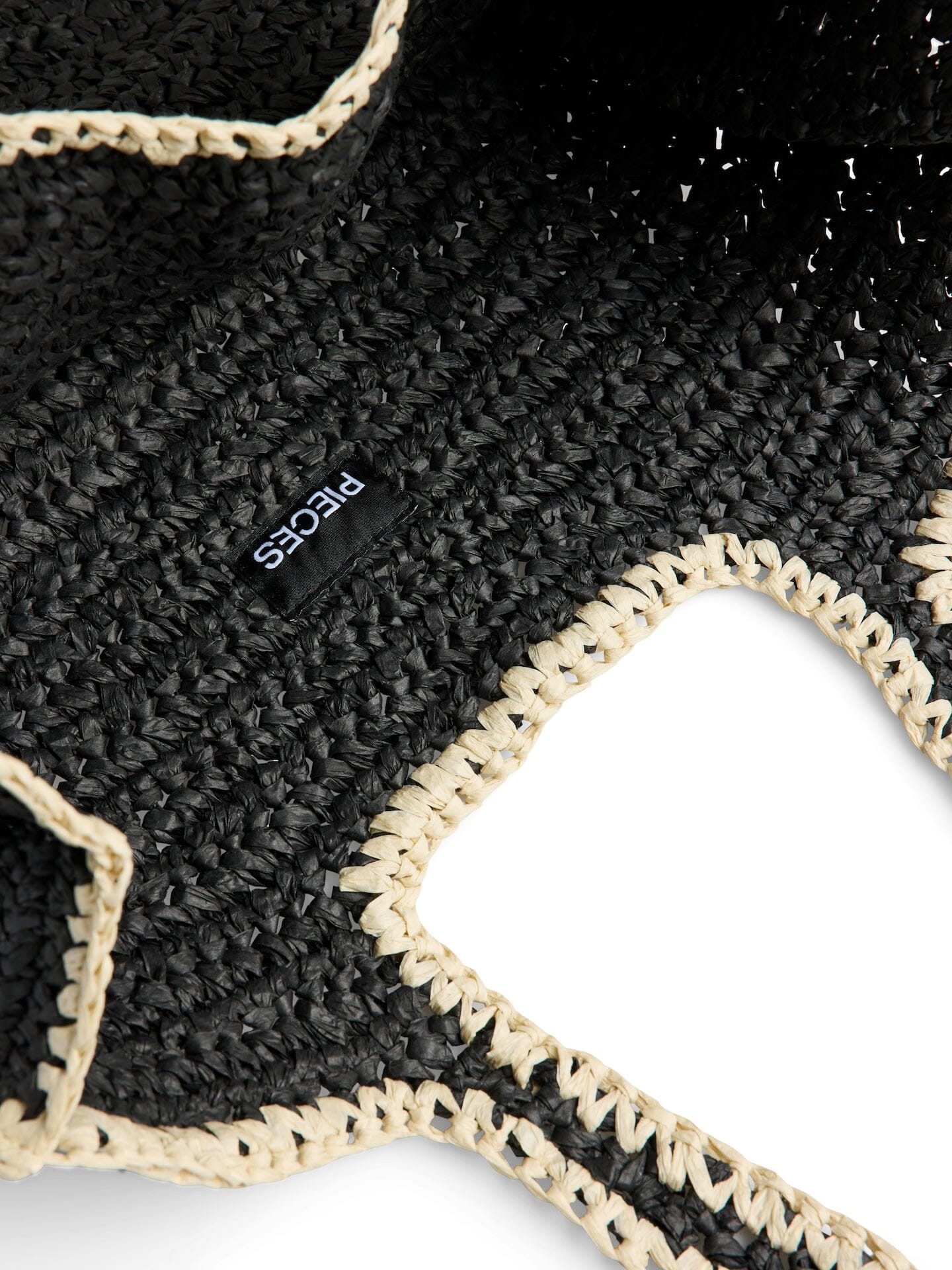 Lydia Contrast Shopper | Black Nature Handbags Pieces 