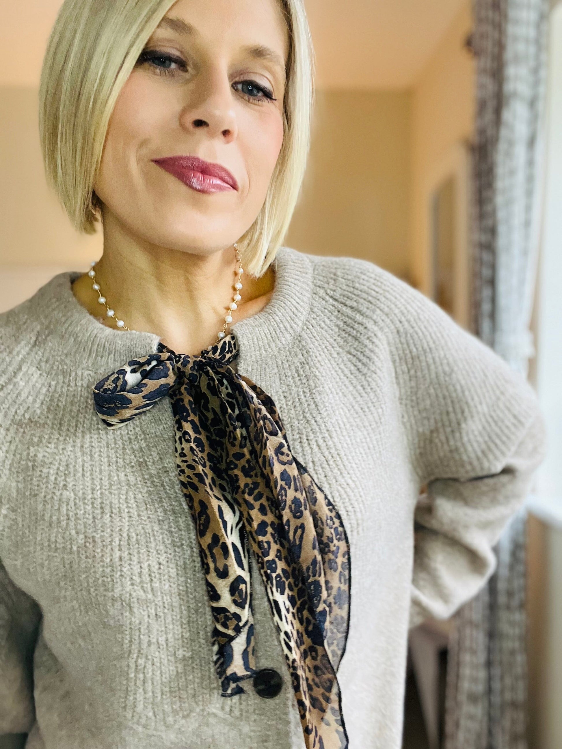 Macie Cardigan | 2 Colours Knitwear Parisienne Collection Camel 