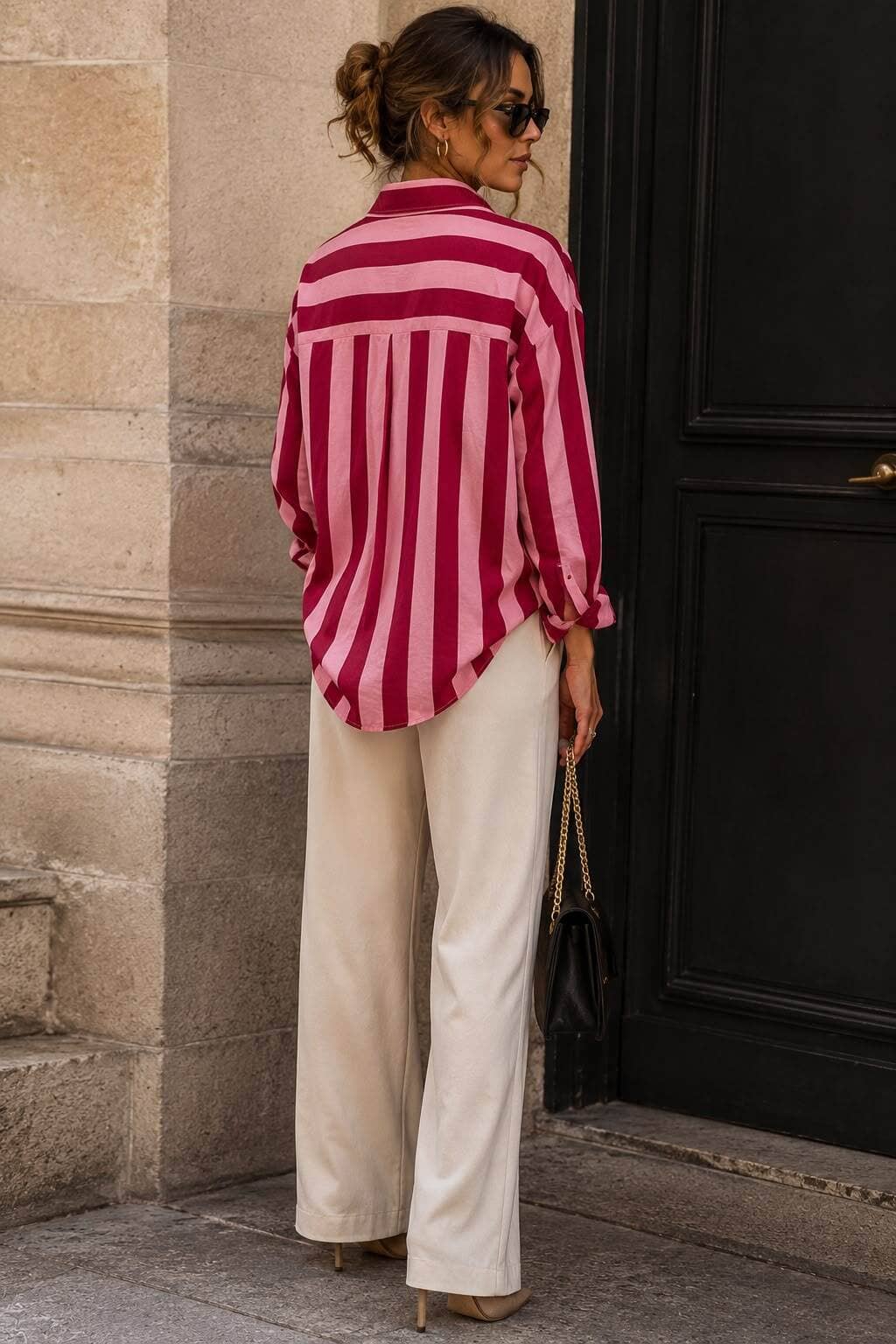 Maddy Stripe Shirt | 4 Colours Shirt Parisienne Collection 