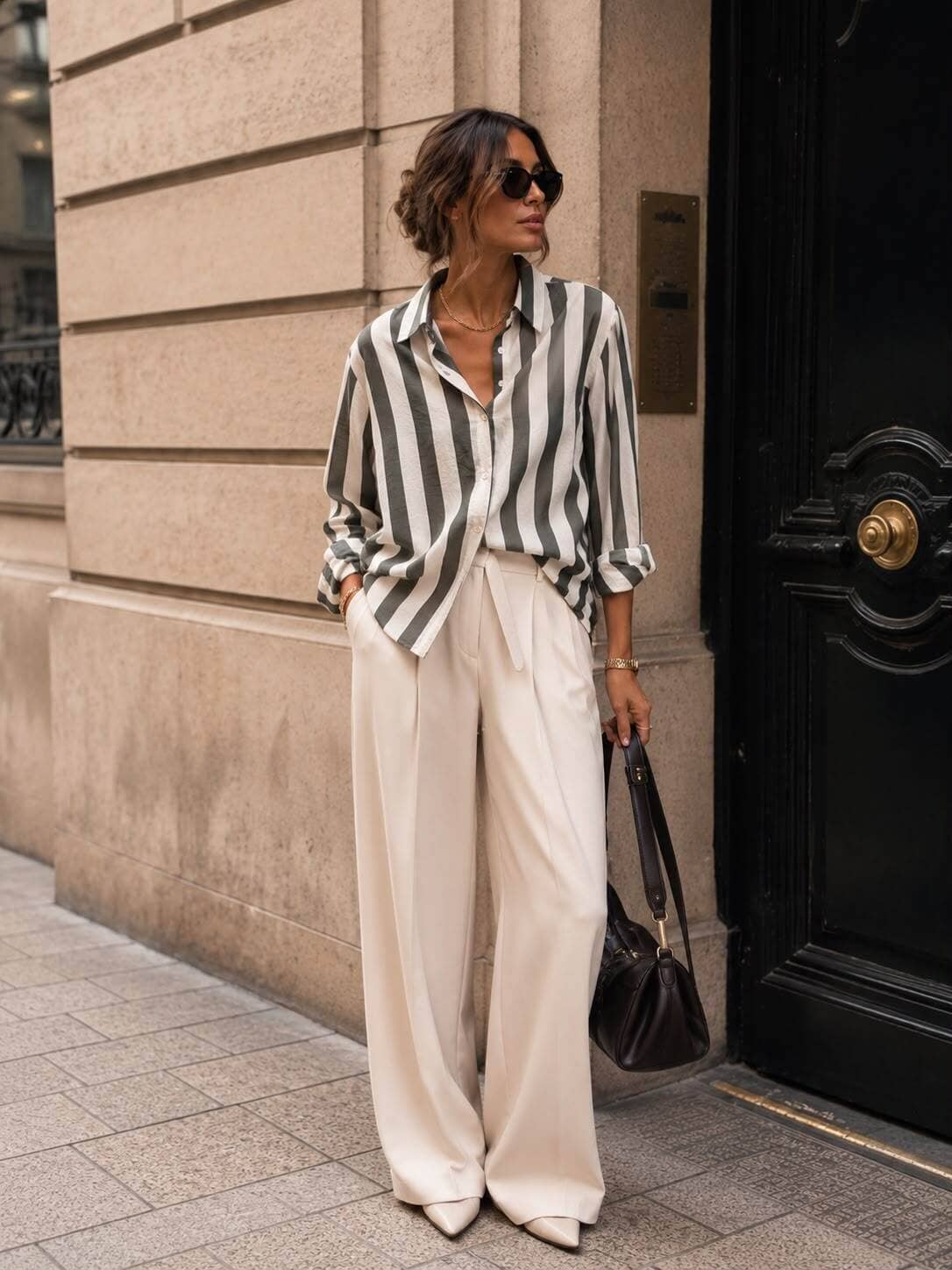 Maddy Stripe Shirt | 4 Colours Shirt Parisienne Collection 