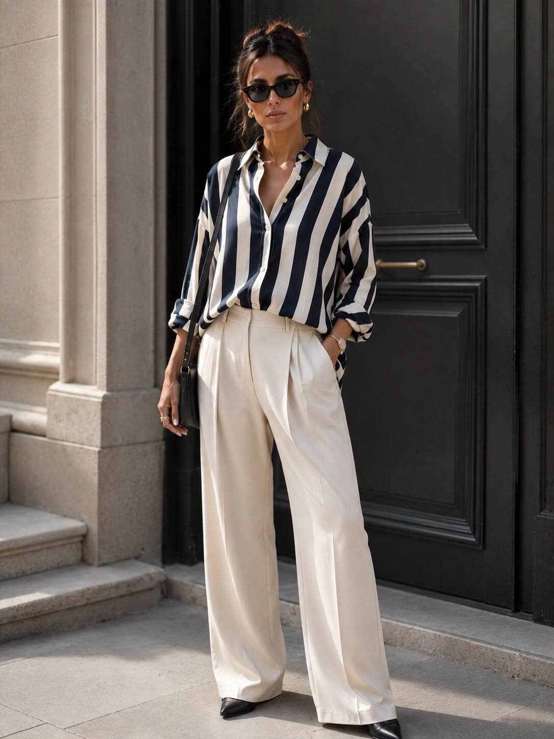 Maddy Stripe Shirt | 4 Colours Shirt Parisienne Collection 