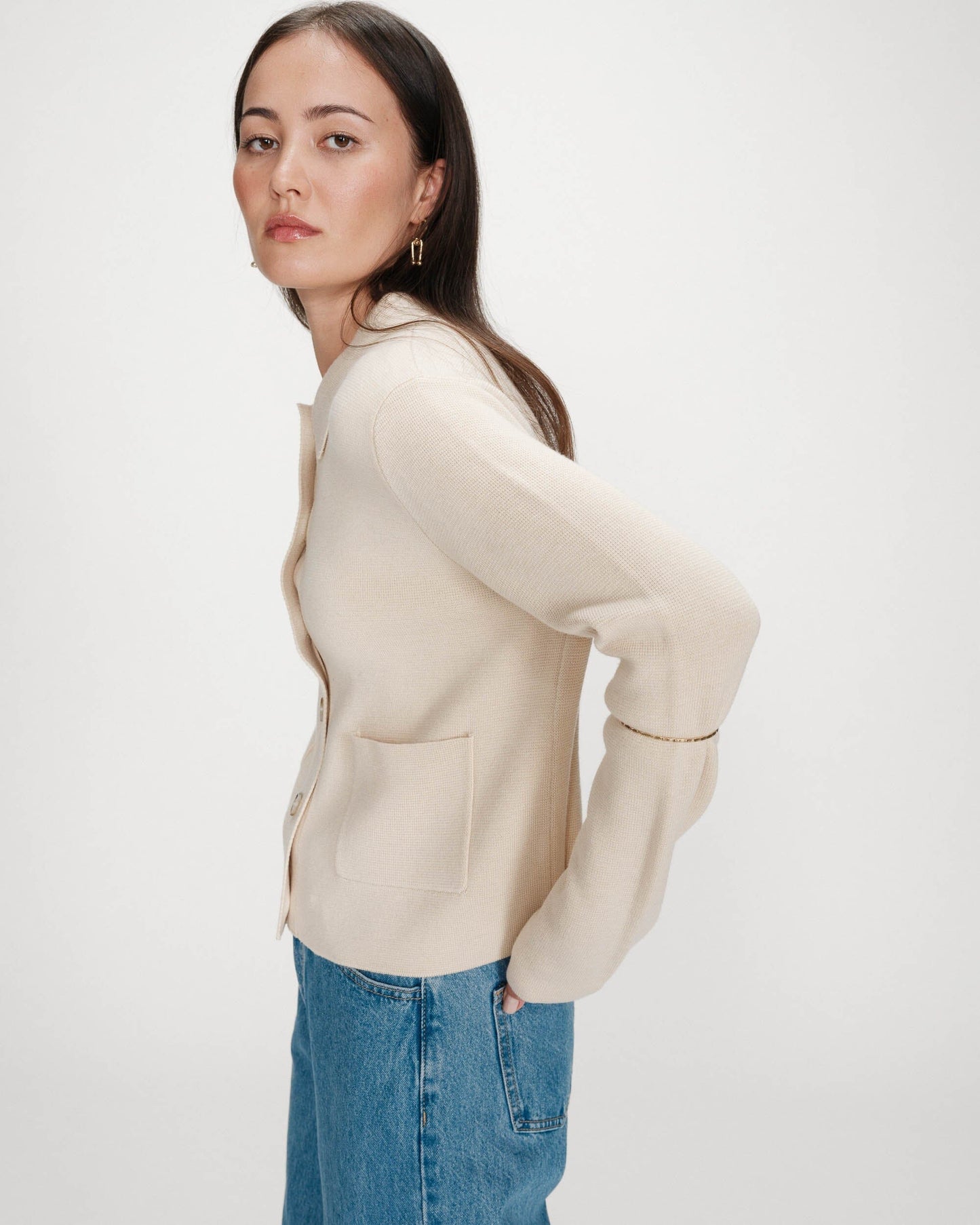 Maelys Cardigan | Almond Cardigan Grace and Mila 