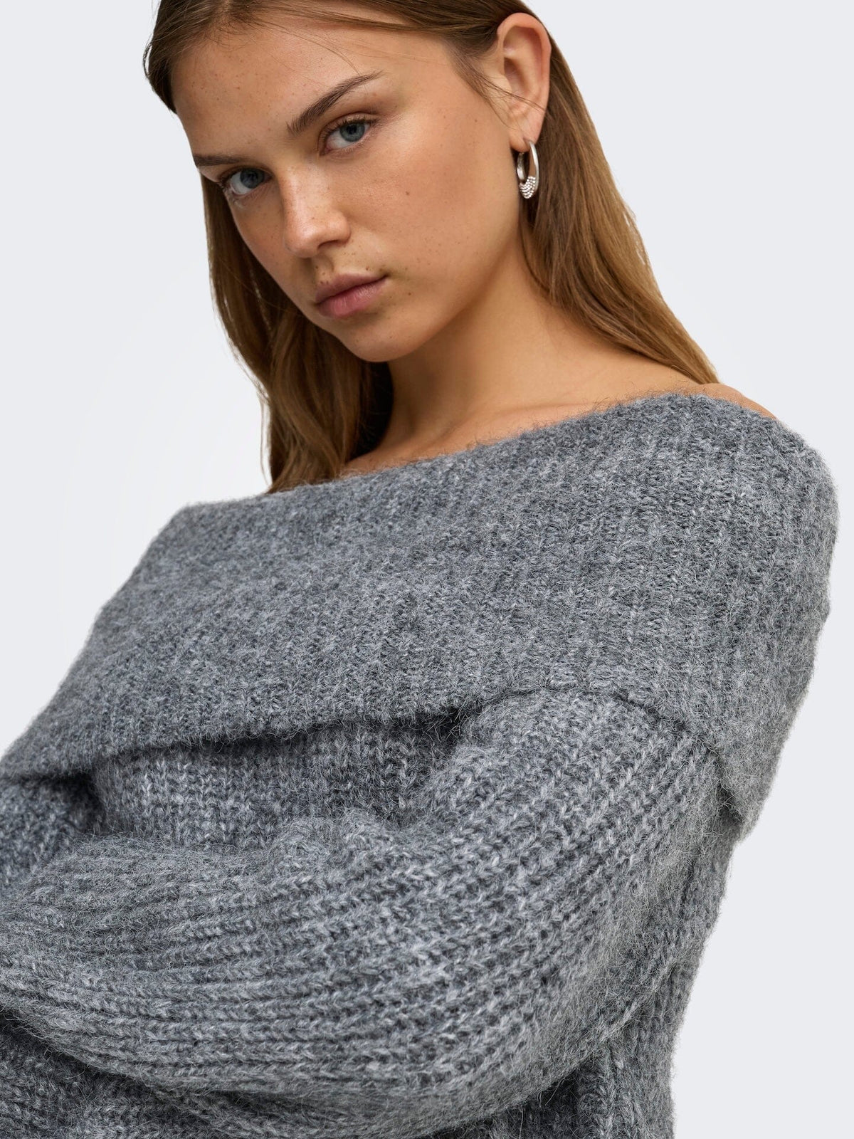 Maggie Knit | Medium Grey Jumper Only 