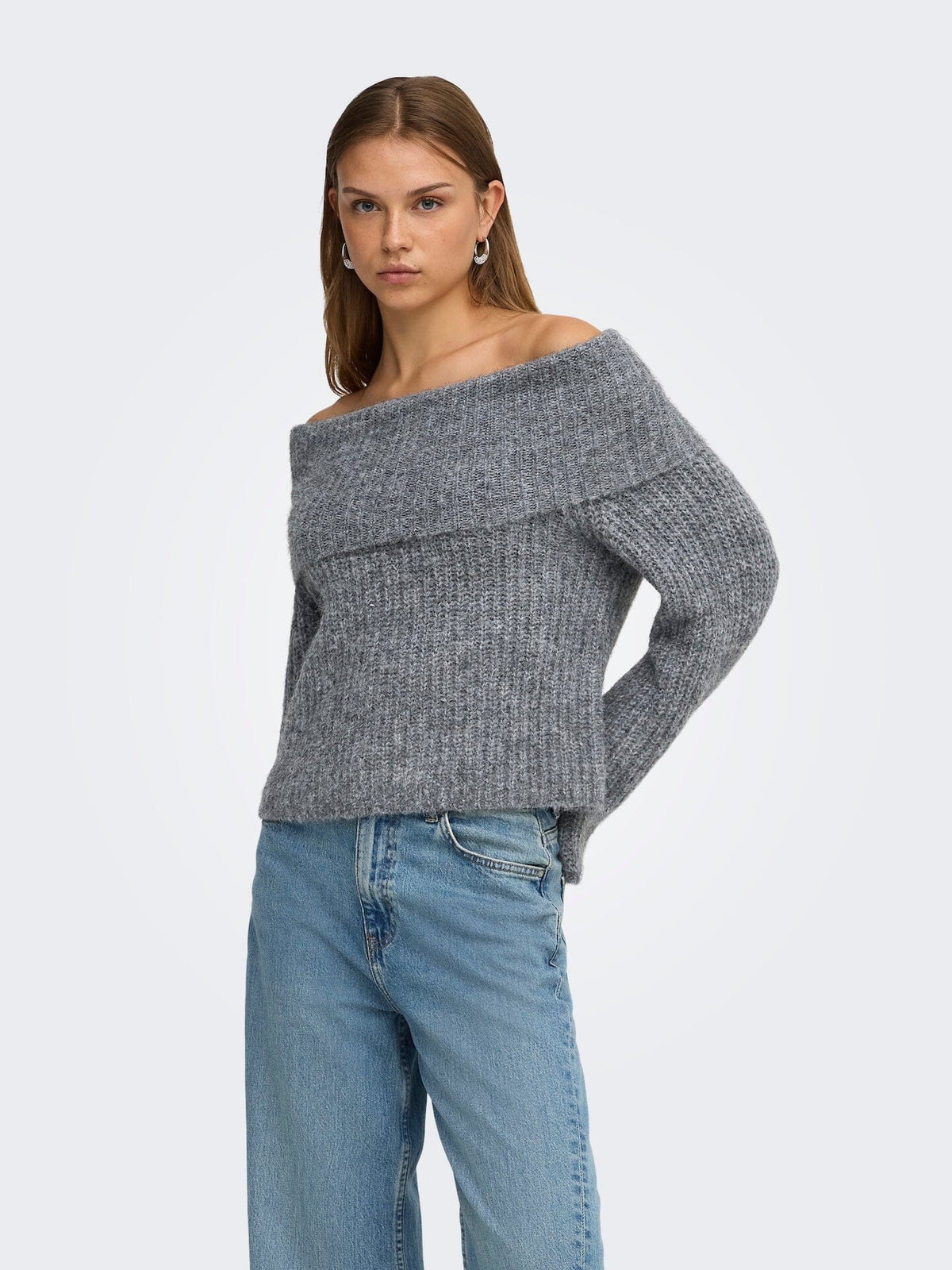 Maggie Knit | Medium Grey Jumper Only 