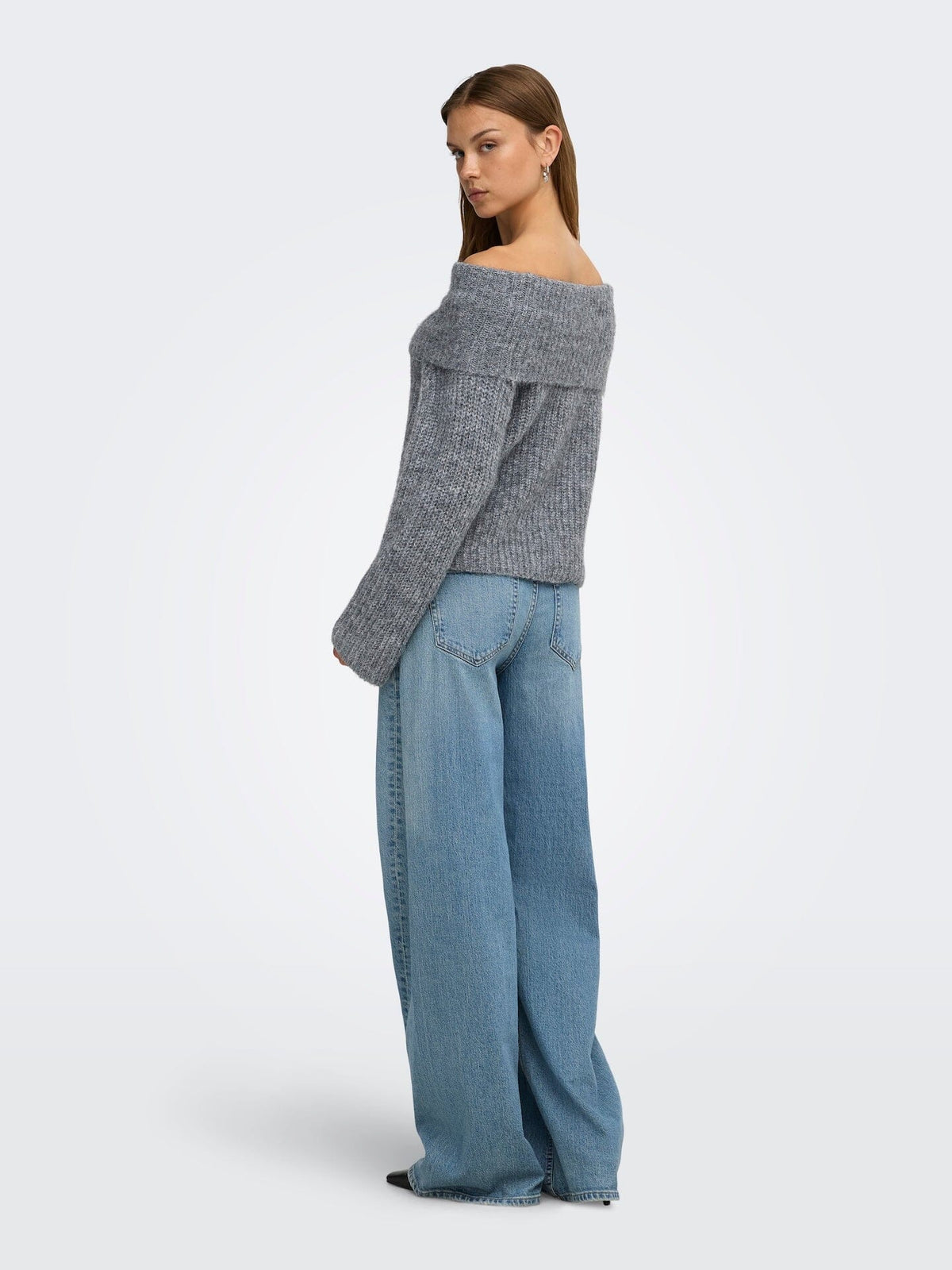 Maggie Knit | Medium Grey Jumper Only 