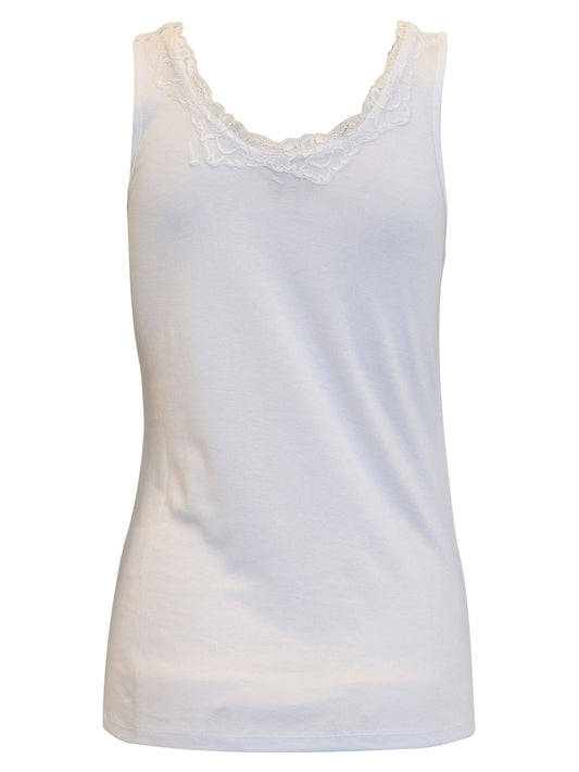 Maja Lace Top | White Top B.Copenhagen 