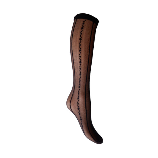 Malva Knee Socks | 3 Colours Socks Black Colour 