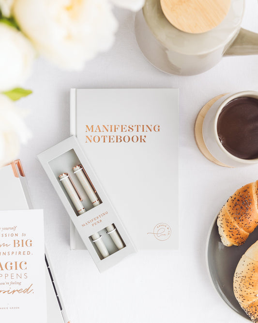 Manifesting Pens | Grey Pens Carrie and Co 