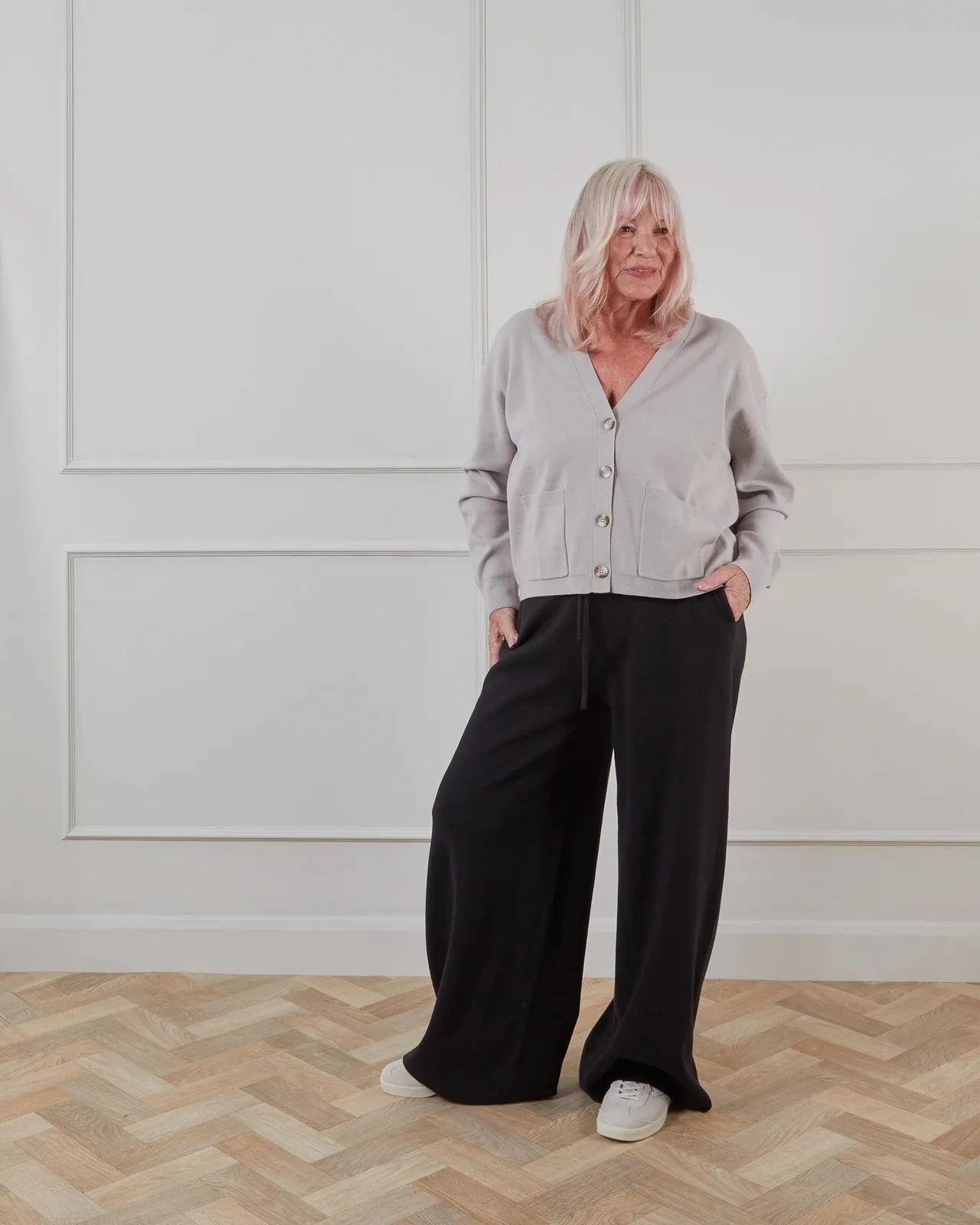 Margaret Cardigan | Putty Cardigan Chalk 