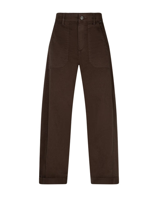 Margot Twill Trousers | Mud Pants Red Button 