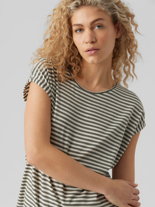 Mava | Stripe Top | Laurel Wreath Shirts & Tops Vero Moda 