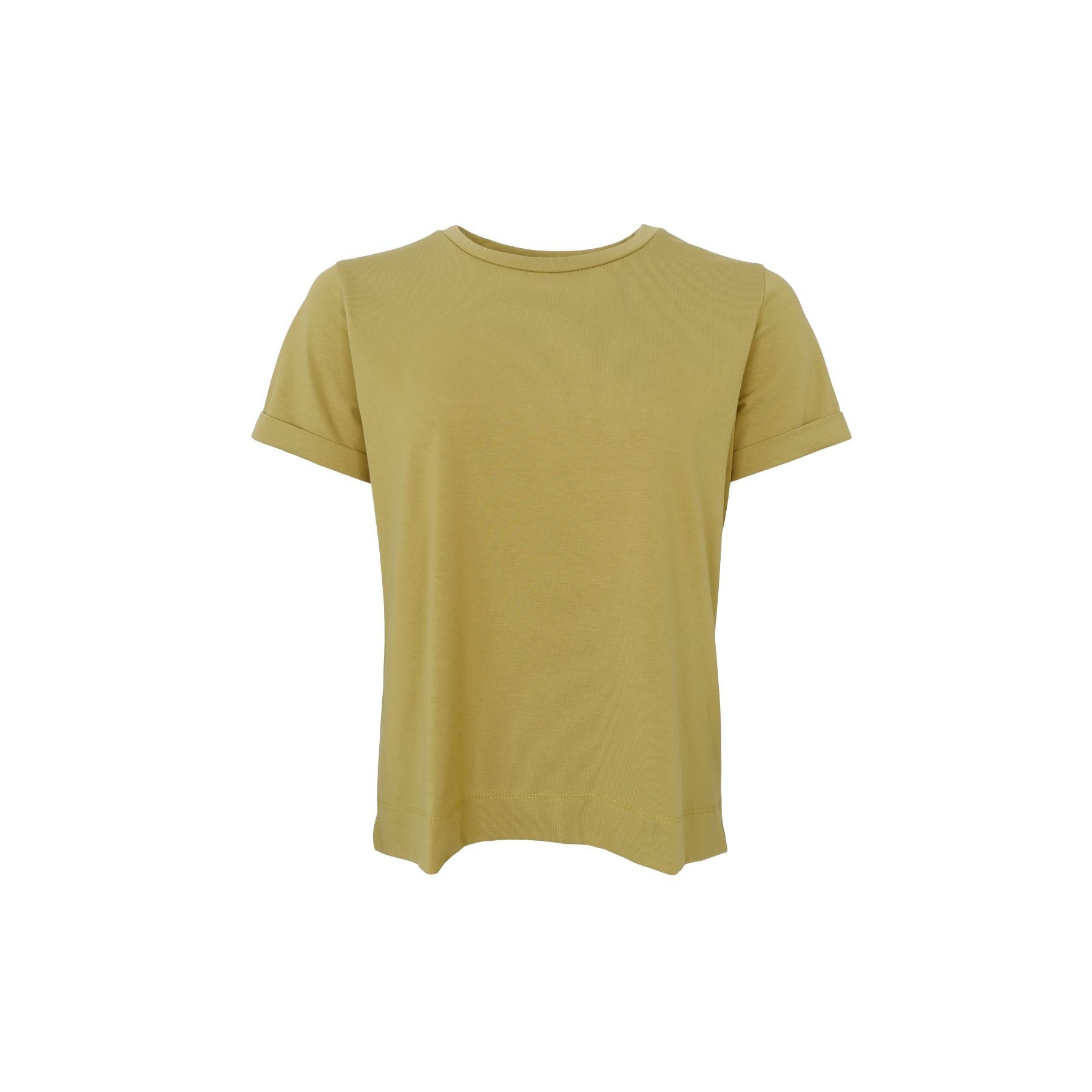 May Tee | Dark Lime Shirts & Tops Black Colour 
