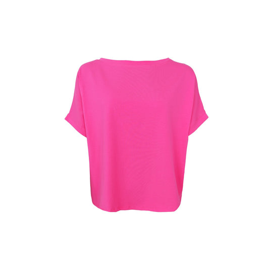 May Tee | Dark Pink Shirts & Tops Black Colour 