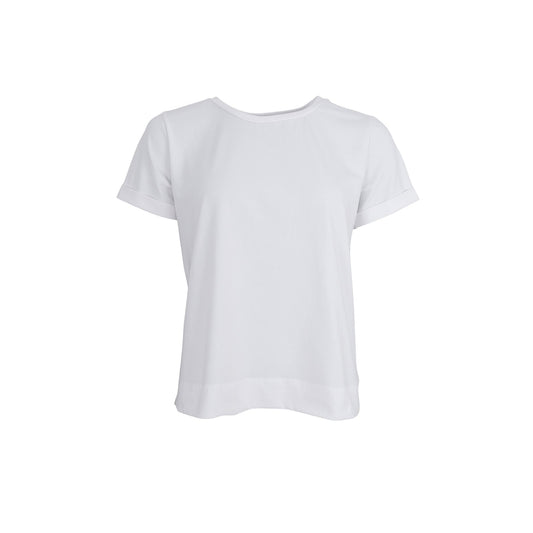 May Tee | White Shirts & Tops Black Colour 