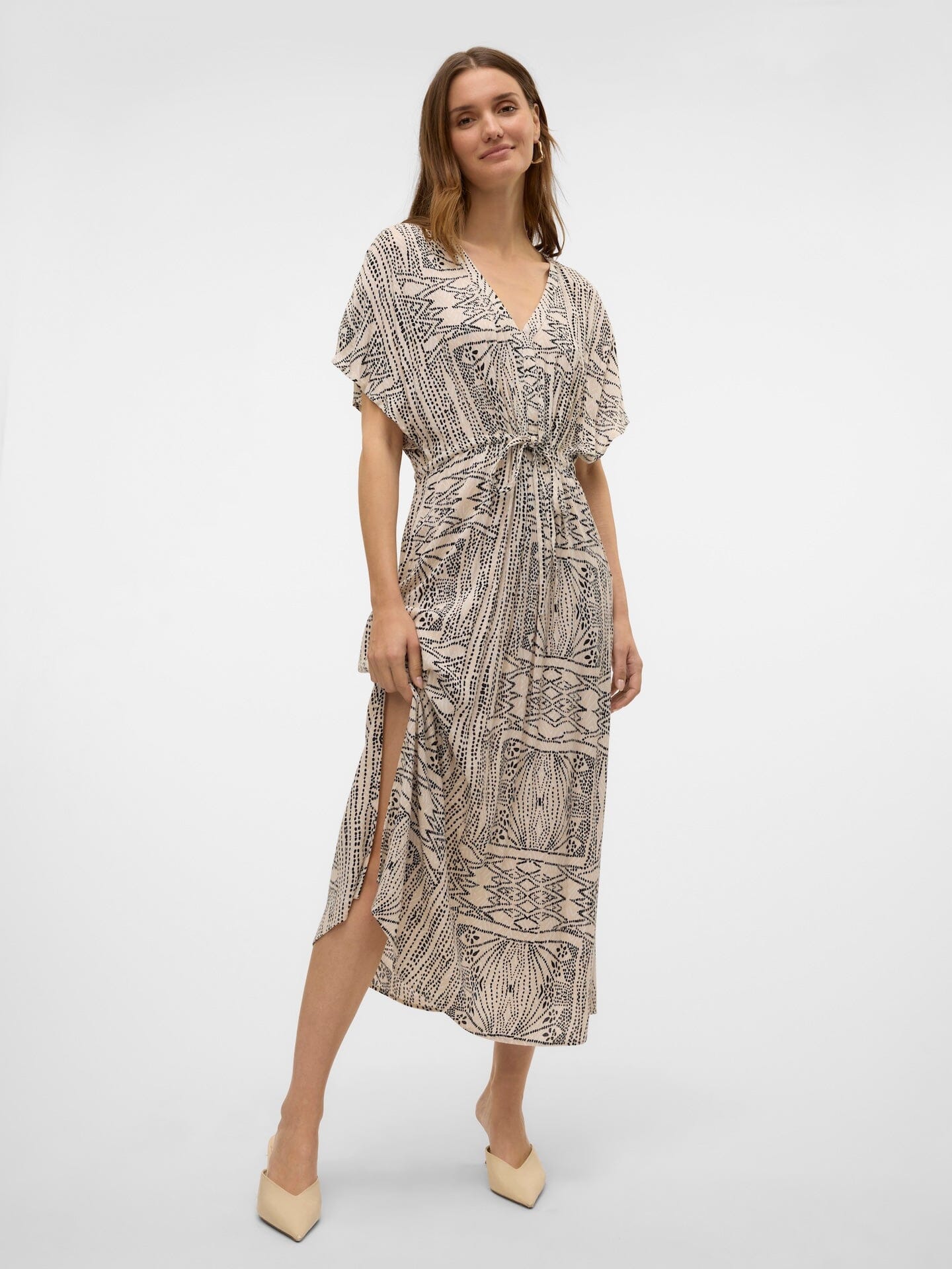 Menny Kaftan | Oatmeal Dresses Vero Moda 